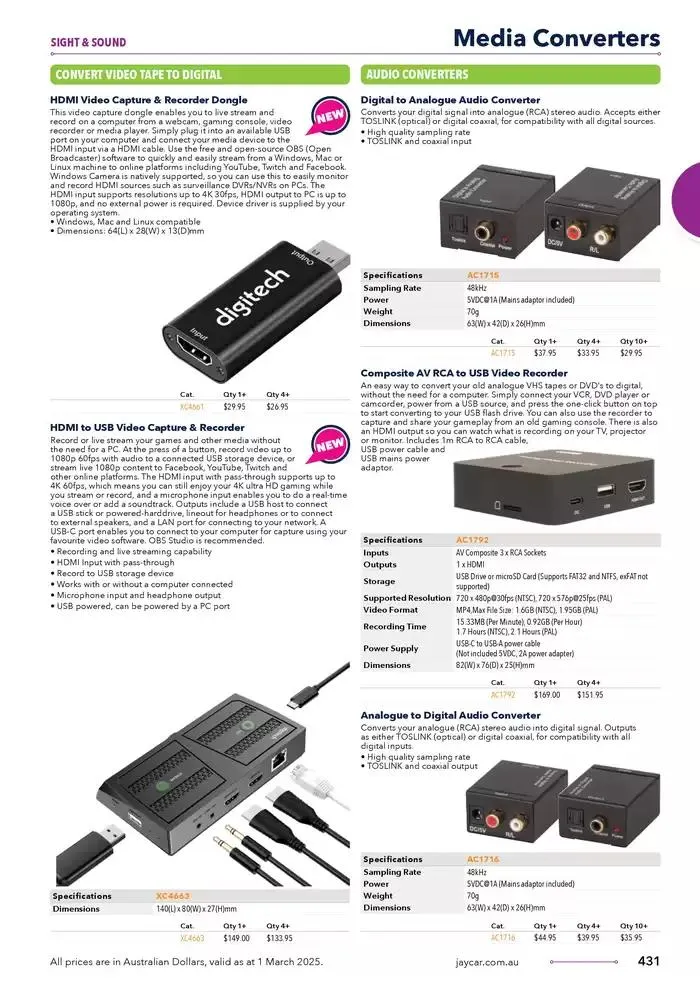 Celebrating 40 Years In Electronics - Catalogue valid from 4 March to 31 March 2025 - page 431