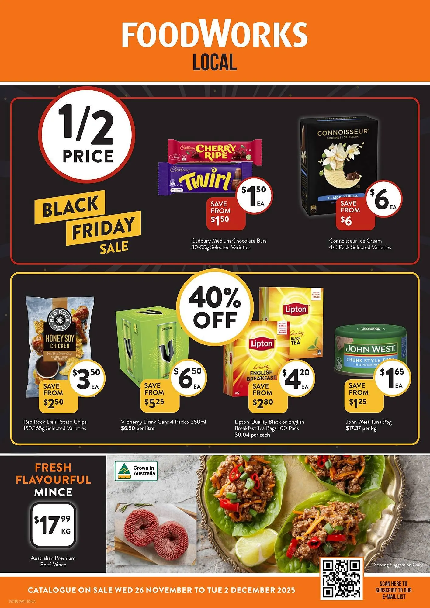 Foodworks catalogue - Catalogue valid from 26 November to 2 December 2025 - page 1