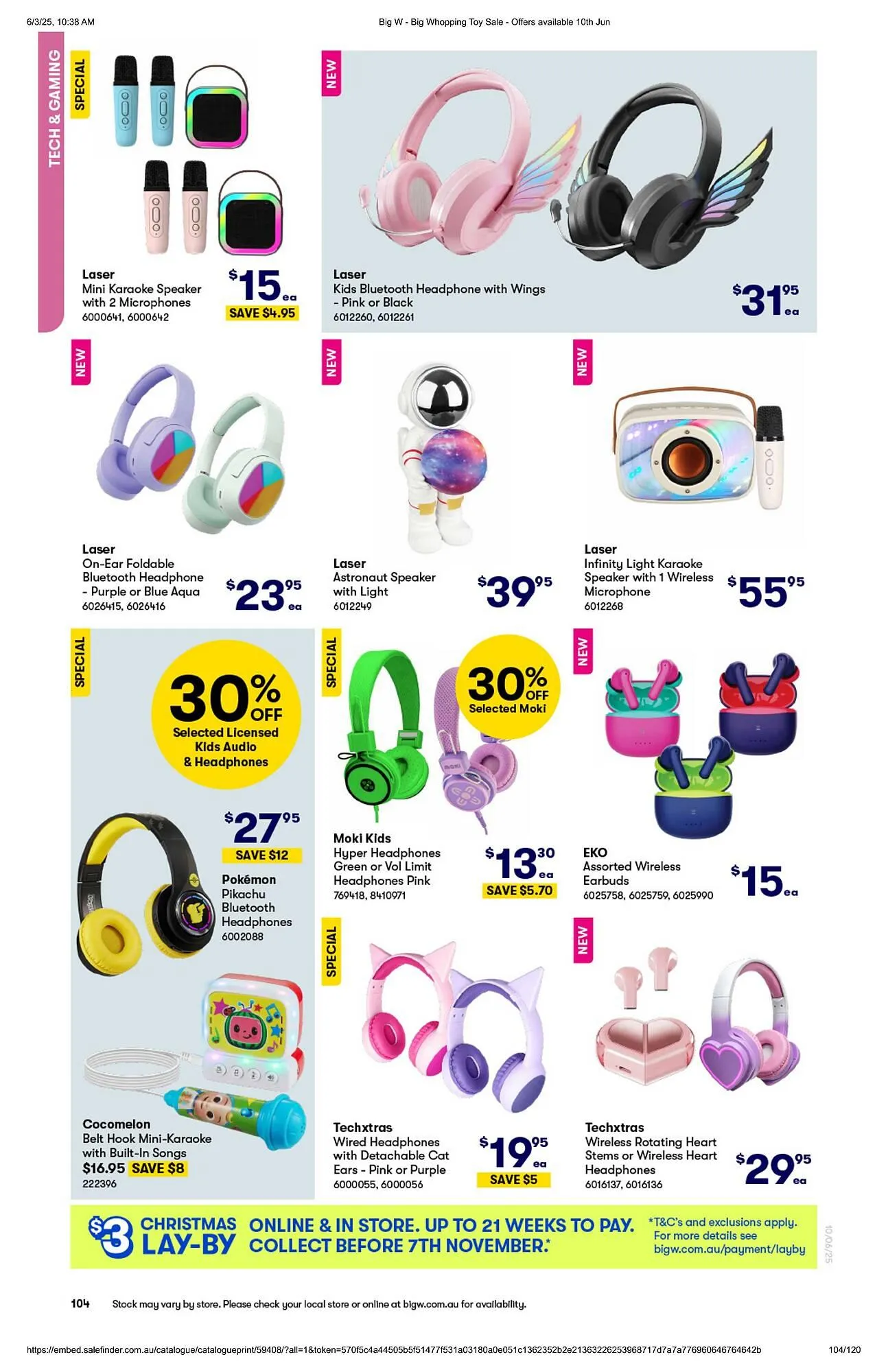 BIG W catalogue - Catalogue valid from 10 June to 9 July 2025 - page 104