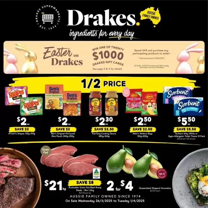 Drakes 26/03 - Catalogue valid from 26 March to 1 April 2025 - page 1