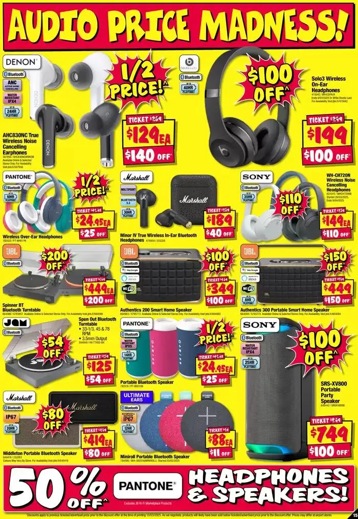 Stocktake Sellout! - Catalogue valid from 27 March to 2 April 2025 - page 15