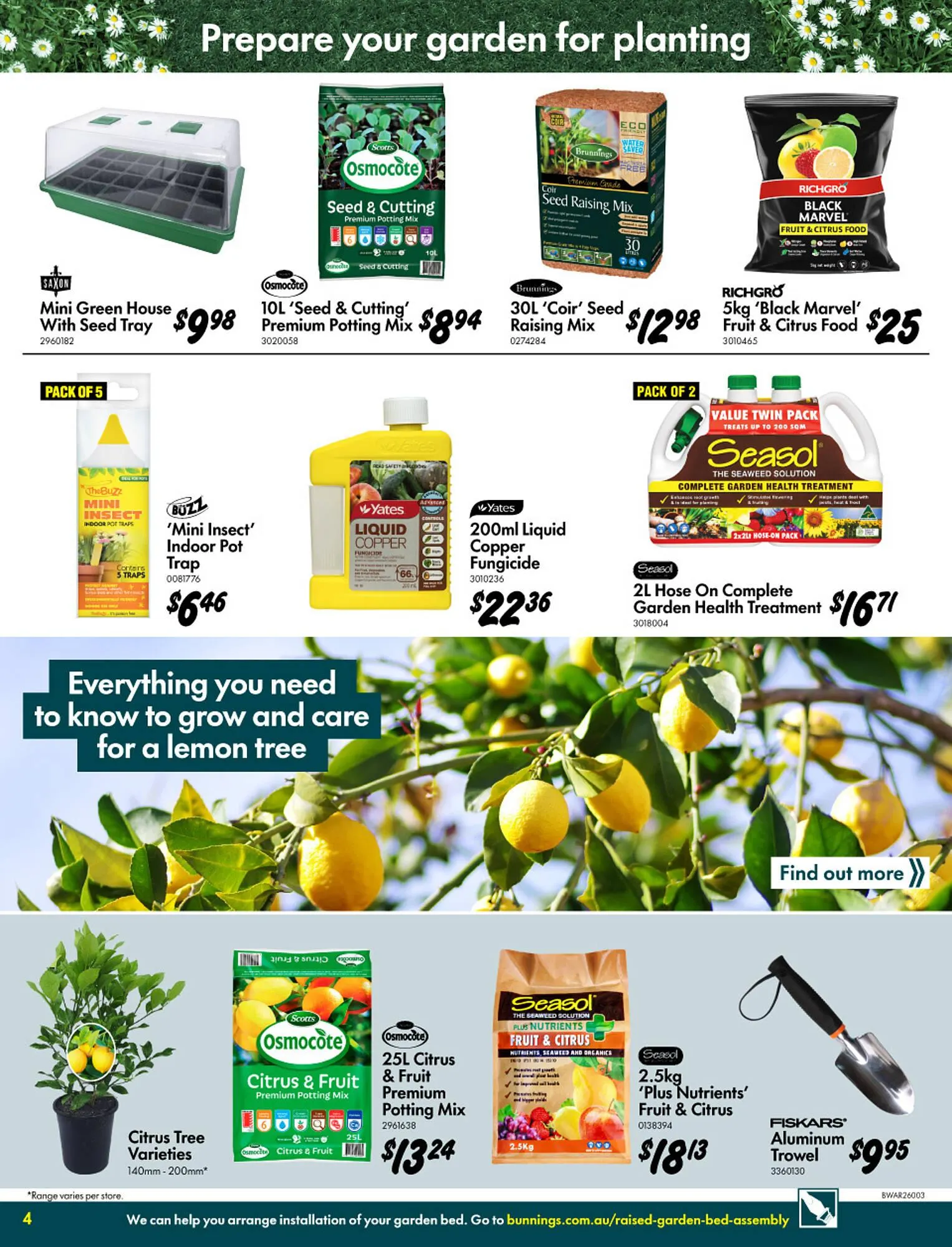 Bunnings catalogue - Catalogue valid from 10 September to 5 October 2025 - page 4