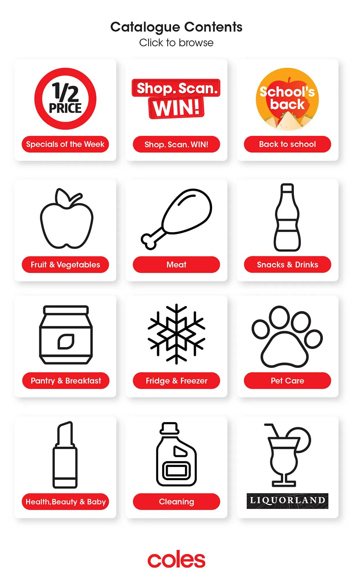 Coles catalogue - 1