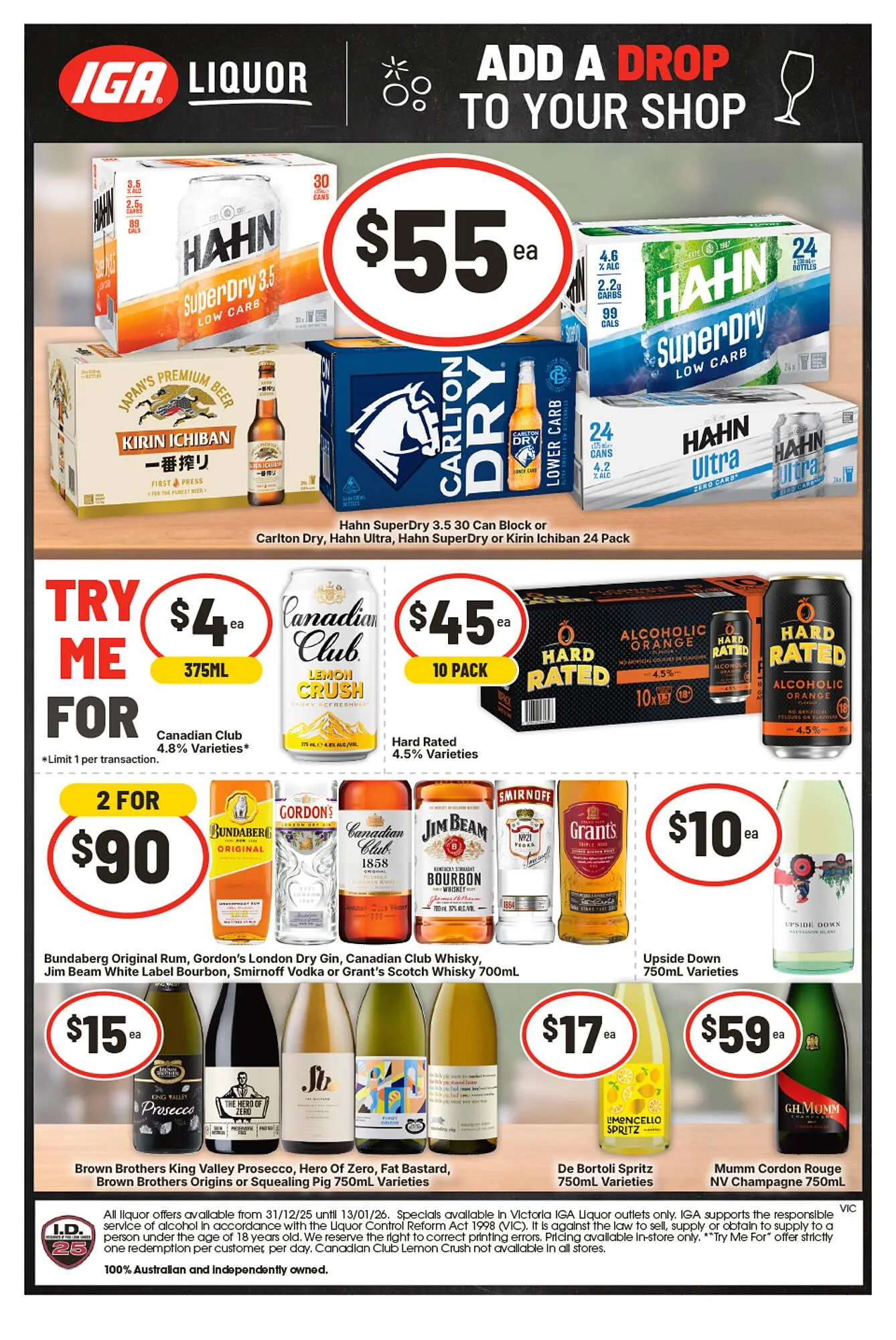 IGA Liquor catalogue - 1
