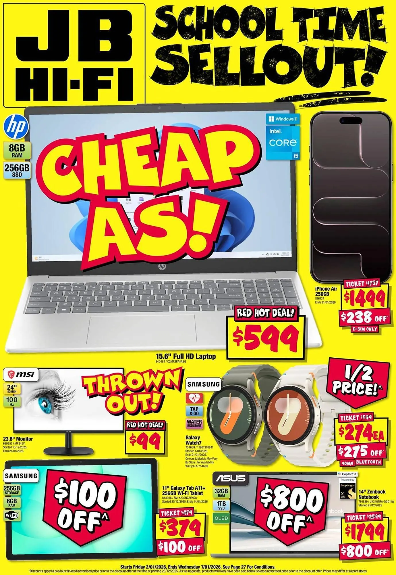 JB Hi-Fi catalogue - Catalogue valid from 2 January to 7 January 2026 - page 1