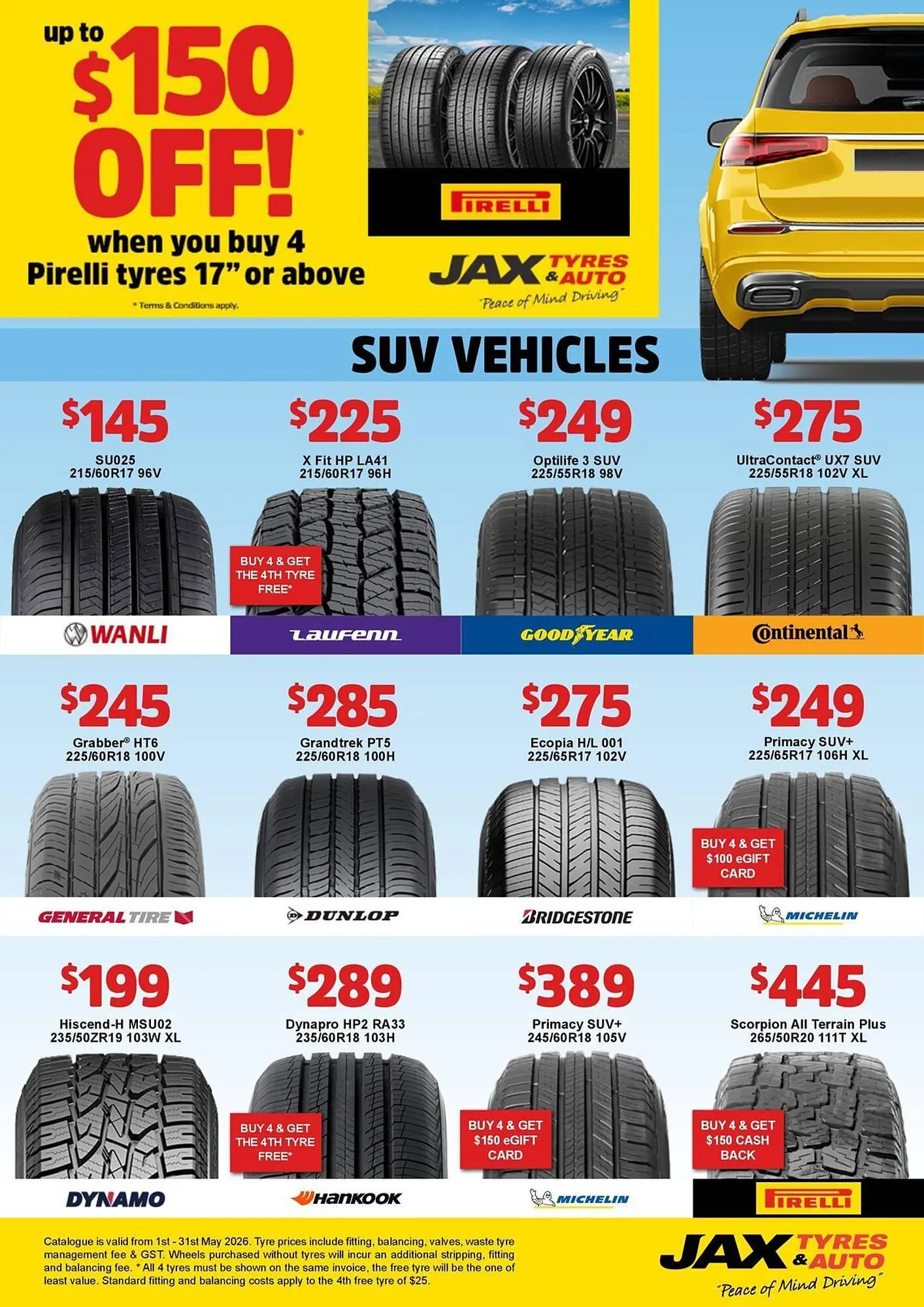 Jax Tyres catalogue - Catalogue valid from 4 May to 31 May 2026 - page 5