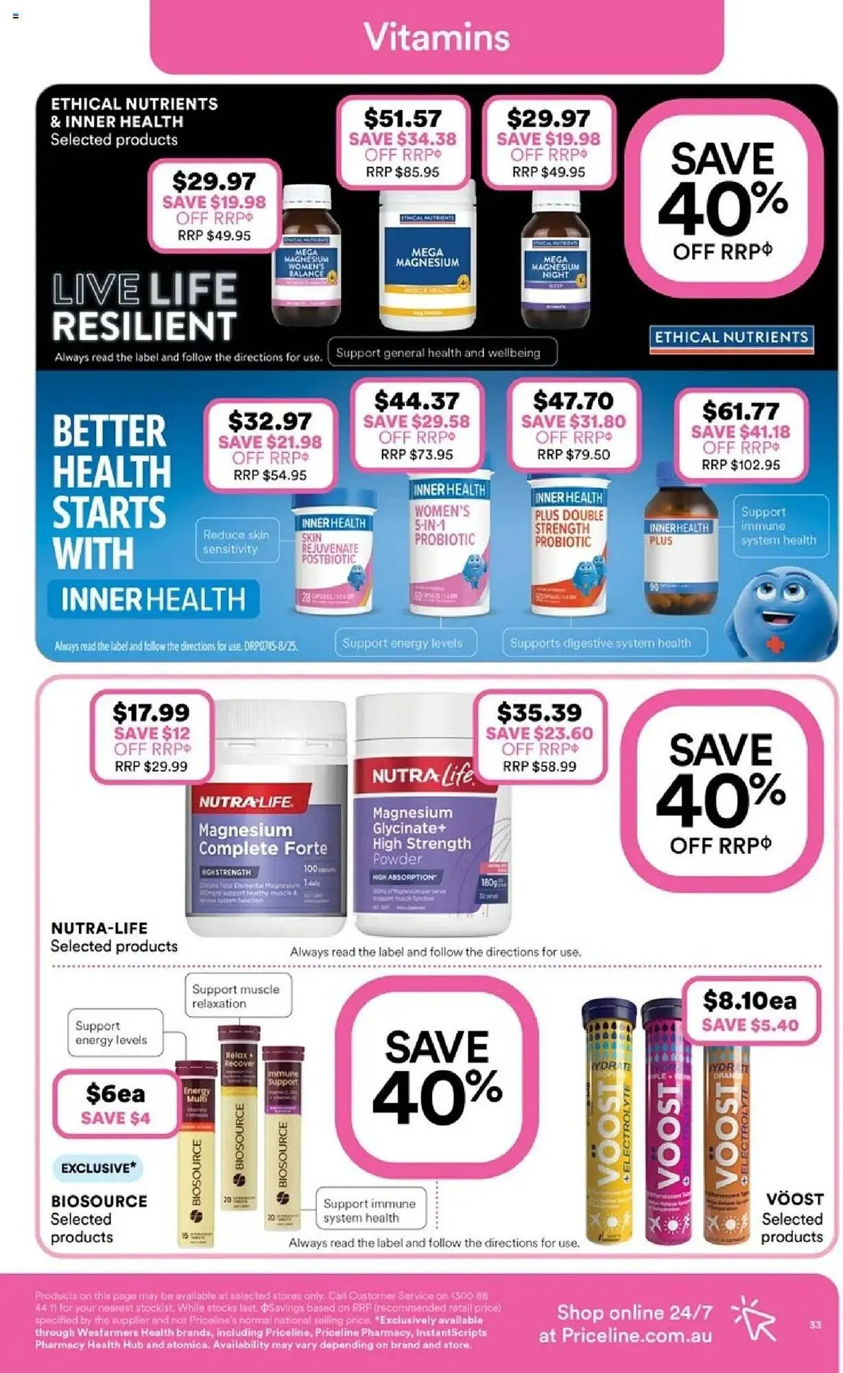 Priceline catalogue - Catalogue valid from 16 October to 29 October 2025 - page 33
