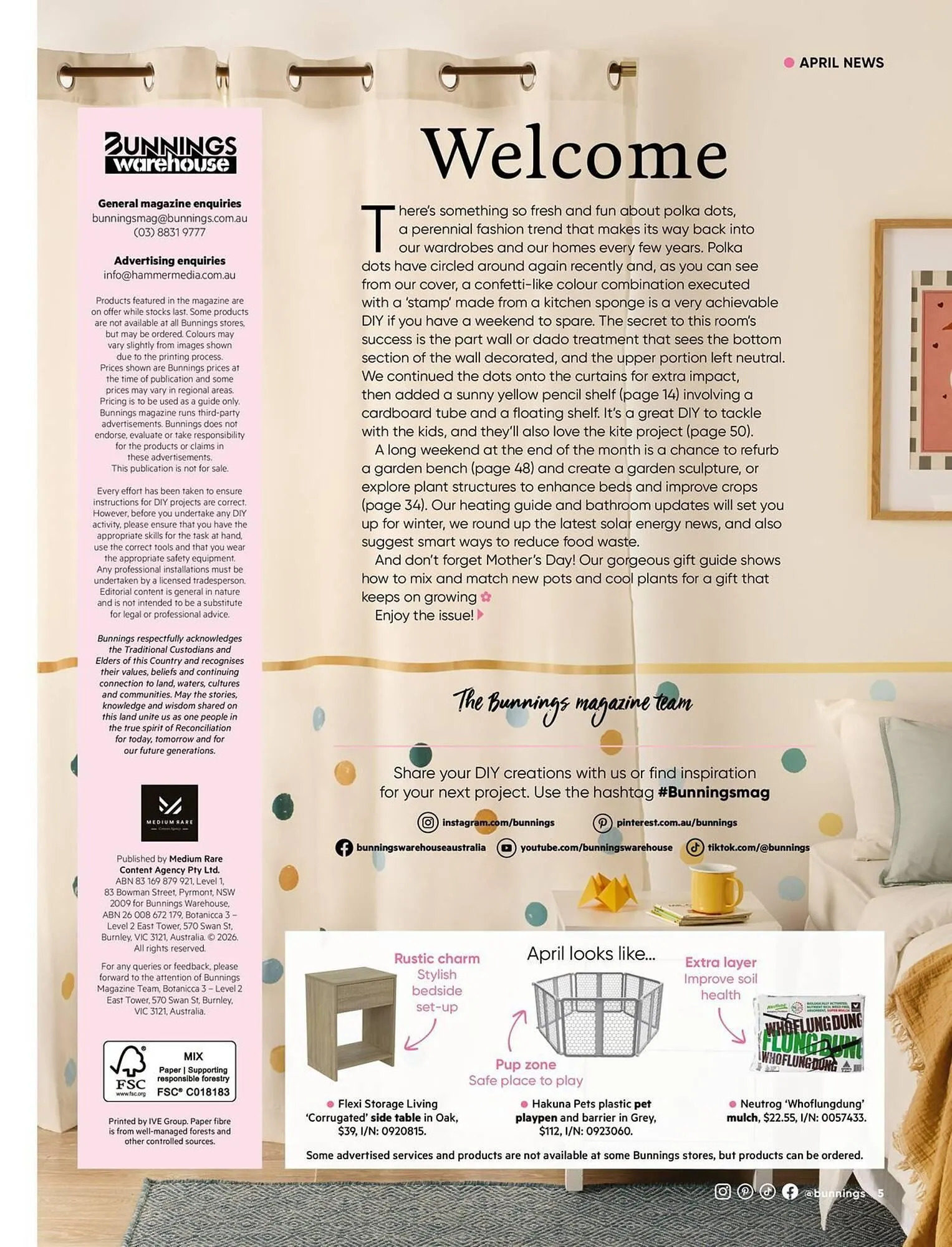 Bunnings catalogue - Catalogue valid from 1 April to 30 April 2026 - page 5