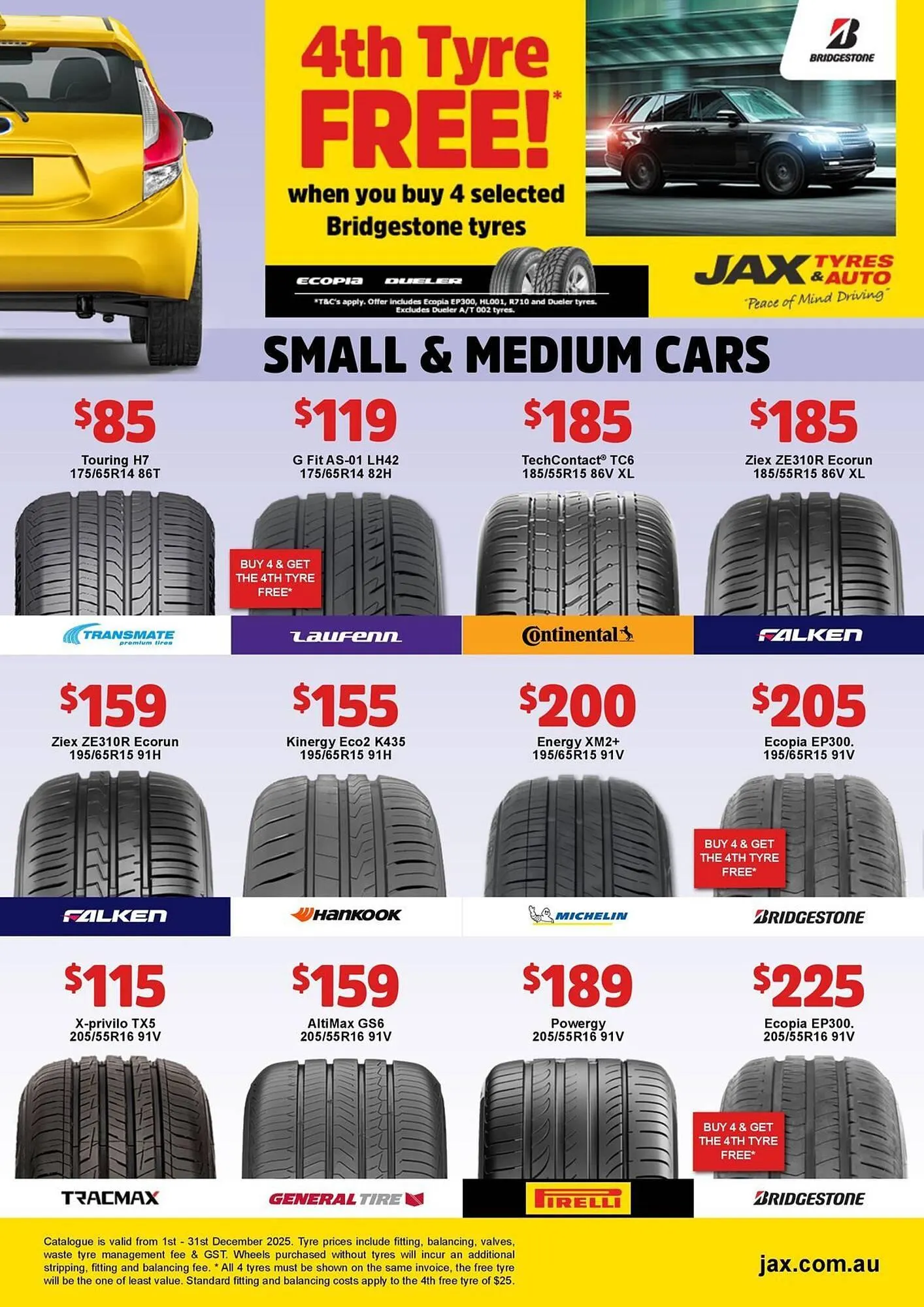Jax Tyres catalogue - Catalogue valid from 1 December to 31 December 2025 - page 2