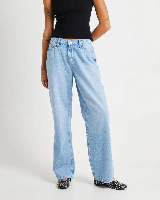 90s Mid Baggy Jeans Lakeside Blue