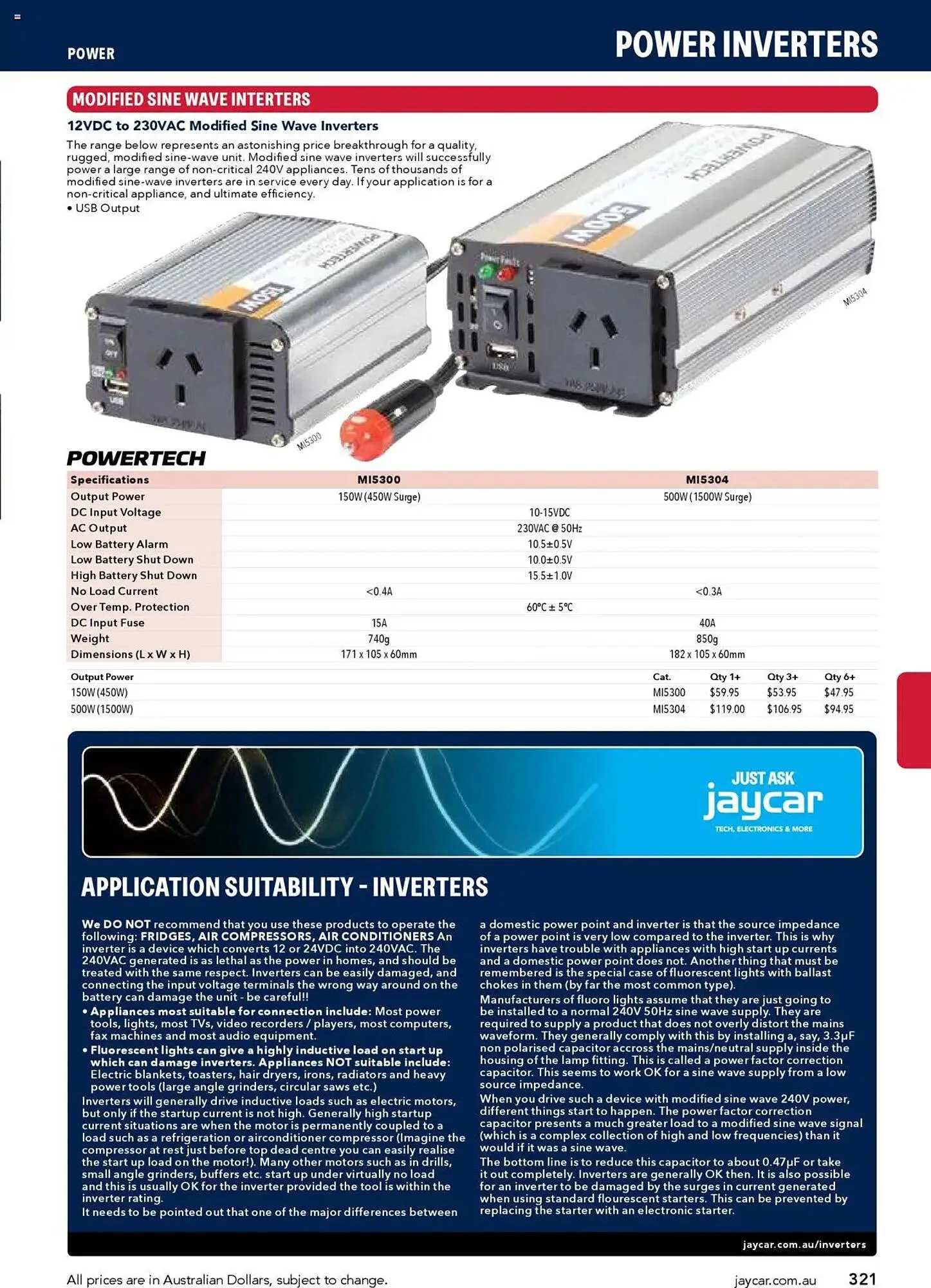 Jaycar Electronics catalogue - Catalogue valid from 8 July to 9 July 2026 - page 321