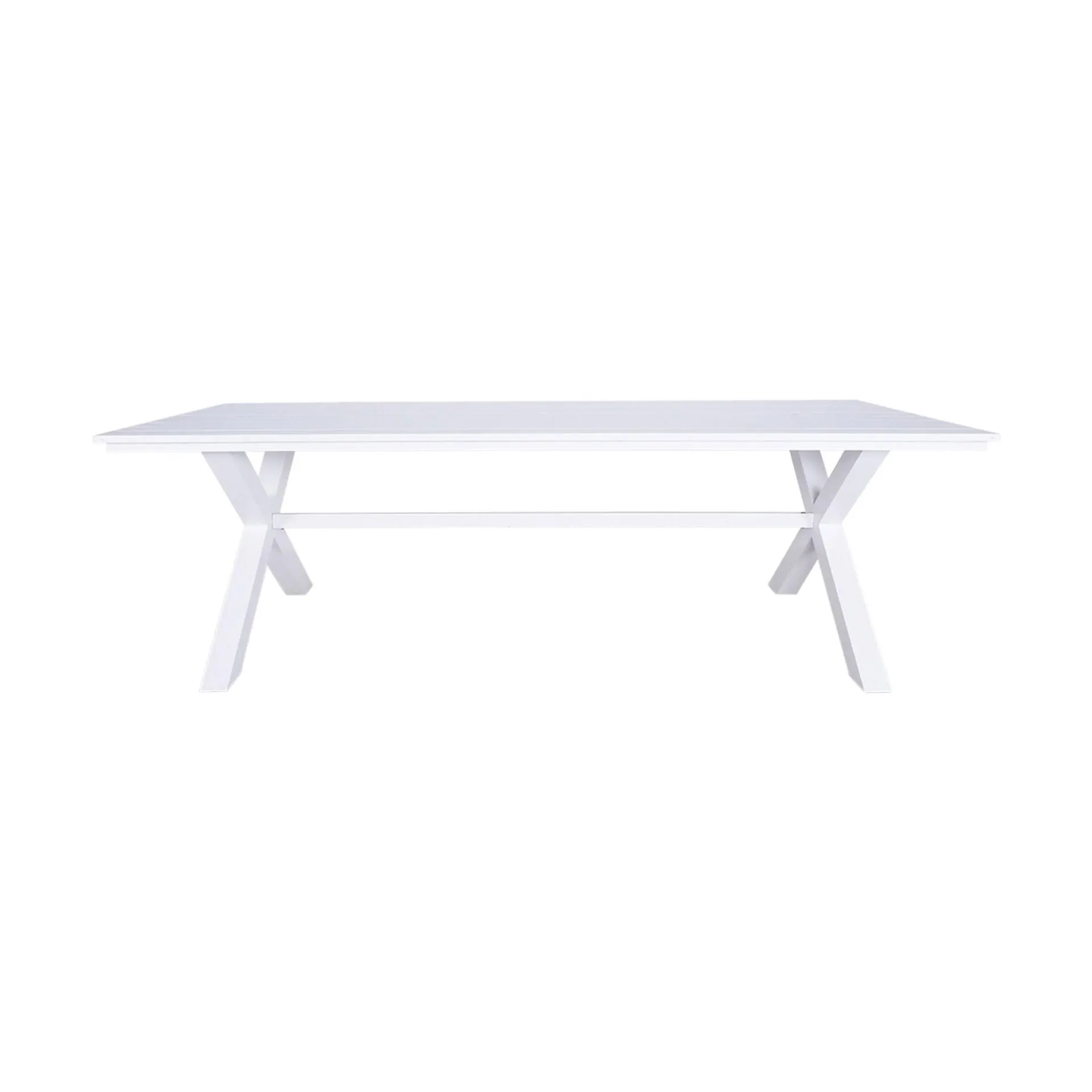 Blake Aluminium Dining Table 240cm White