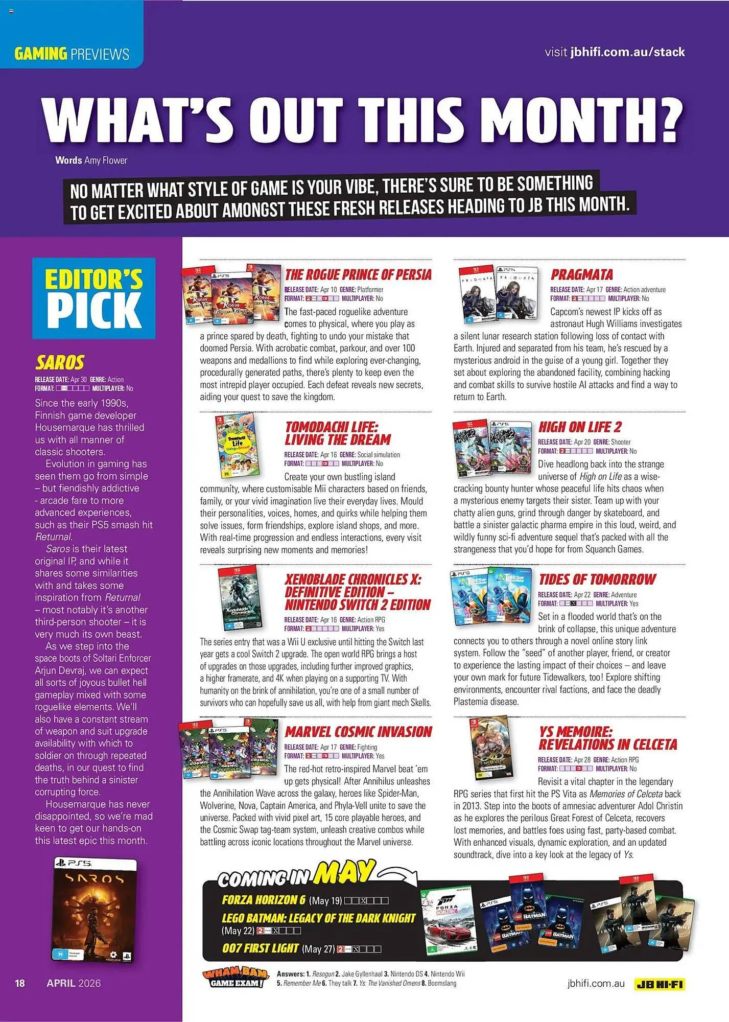 JB Hi-Fi catalogue - Catalogue valid from 31 March to 30 April 2026 - page 18