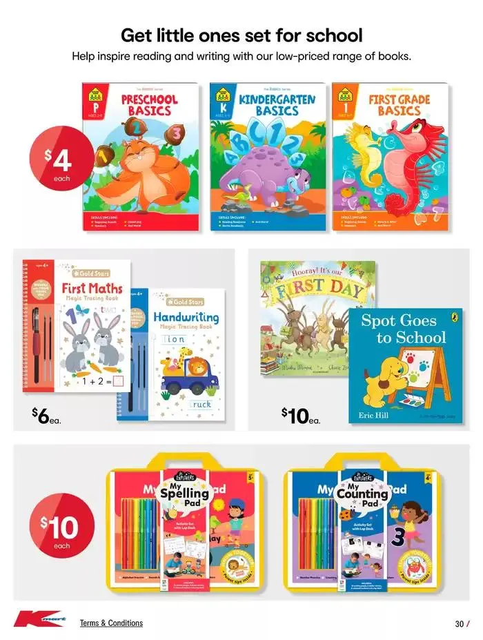 BACK TO SCHOOL - Low prices for life - Catalogue valid from 9 January to 5 February 2025 - page 30