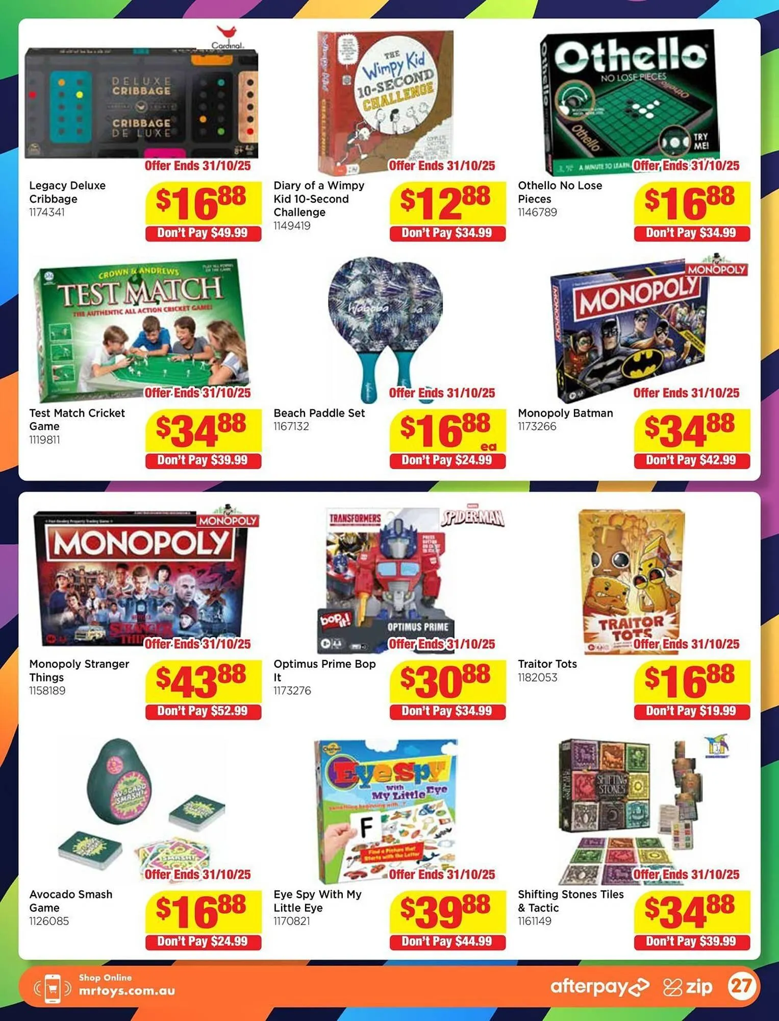Mr Toys catalogue - Catalogue valid from 20 October to 31 October 2025 - page 27