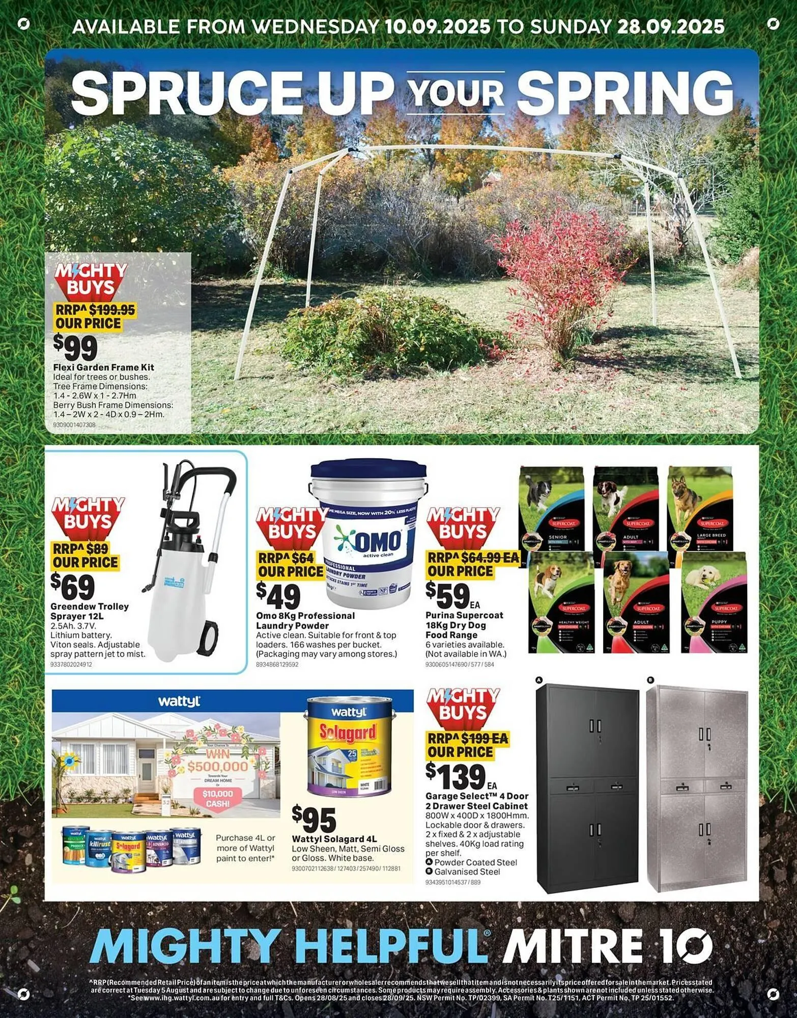 Mitre 10 catalogue - Catalogue valid from 10 September to 28 September 2025 - page 1