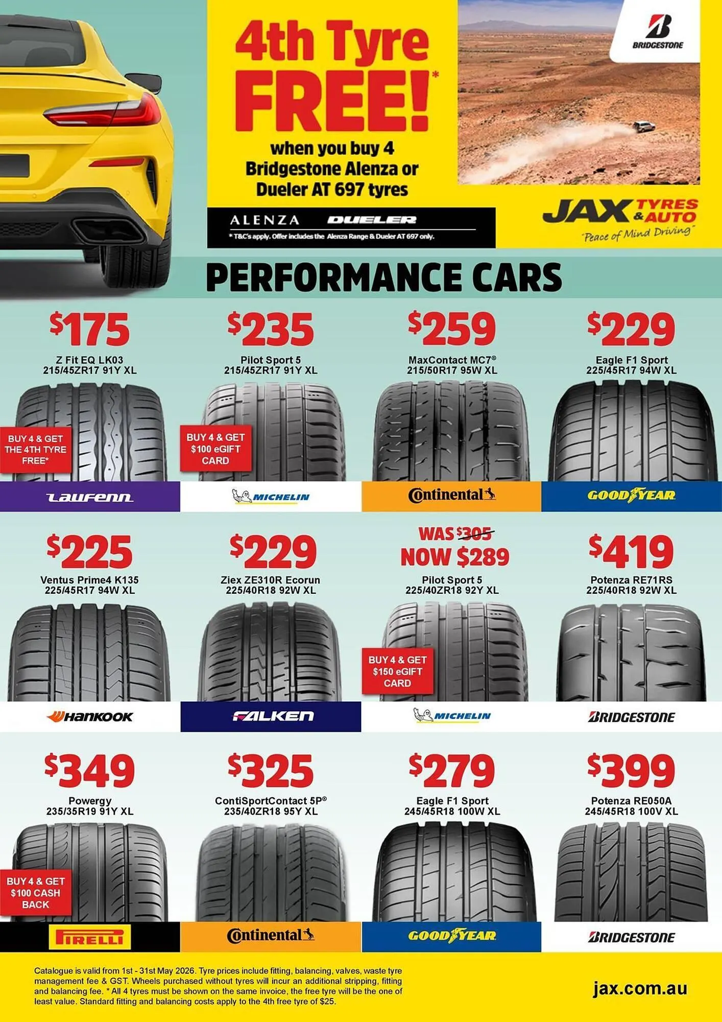 Jax Tyres catalogue - Catalogue valid from 4 May to 31 May 2026 - page 4