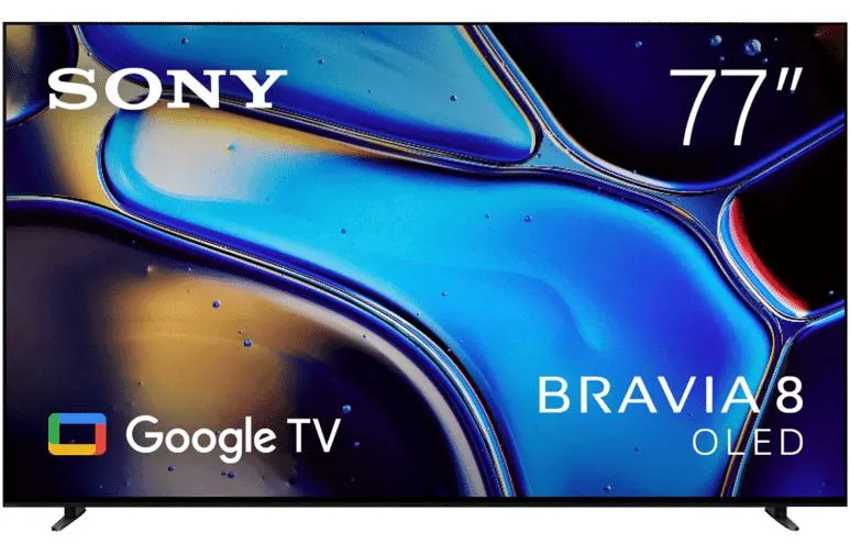 Sony 77" BRAVIA 8 4K OLED Google TV 24