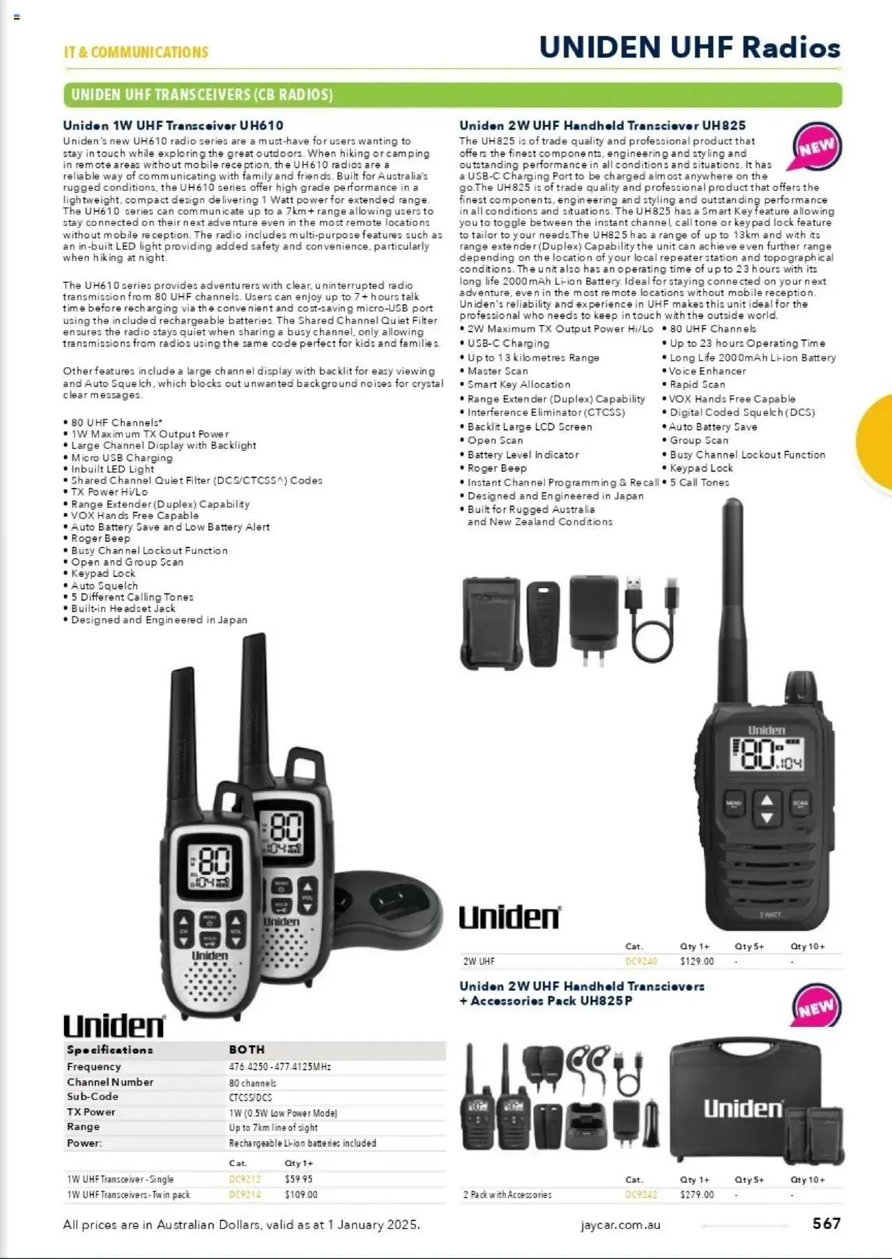 Jaycar Celebrating 40 Years in Electronics - Catalogue valid from 1 January to 29 August 2025 - page 495