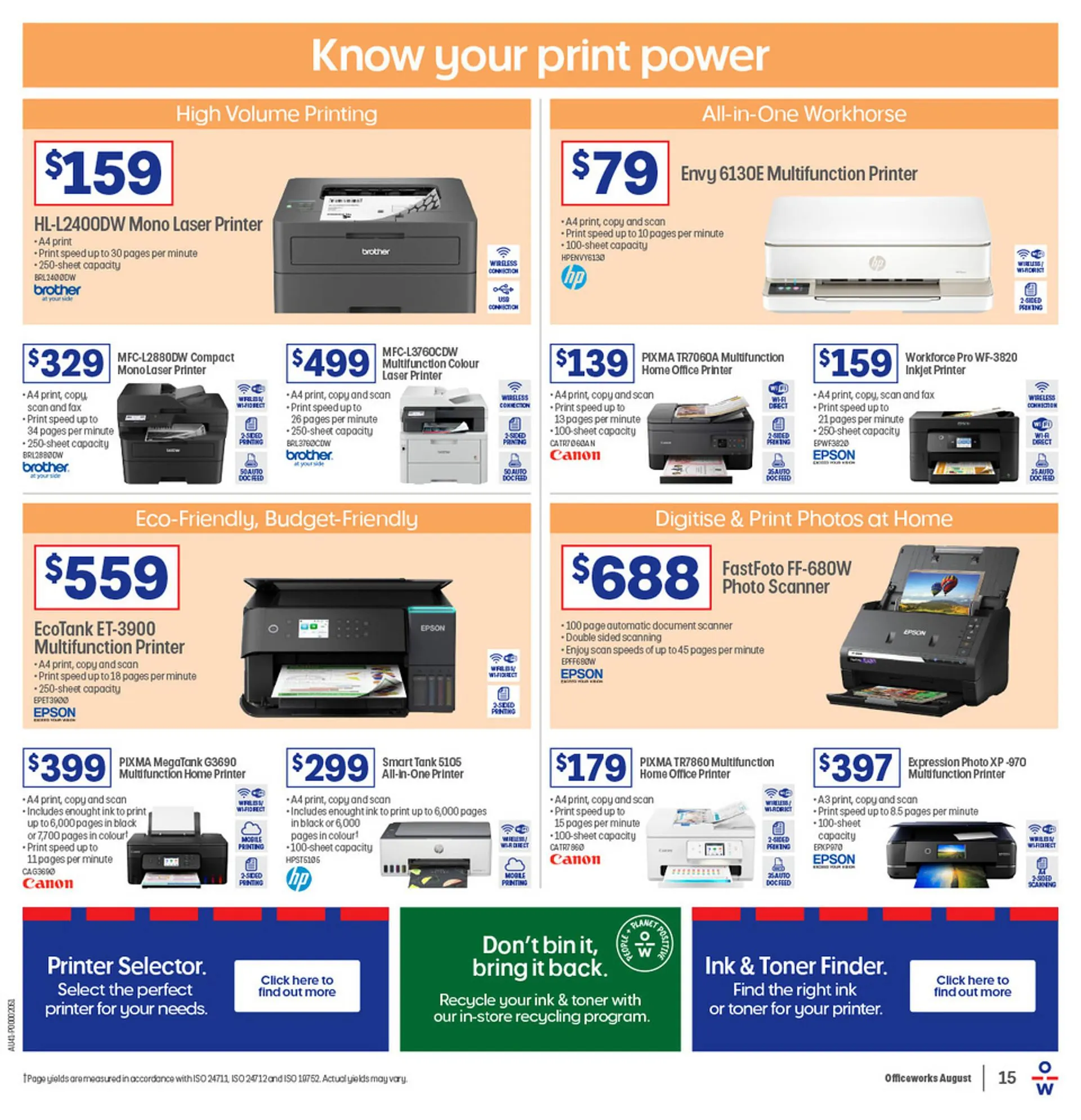 Officeworks catalogue - Catalogue valid from 7 August to 21 August 2025 - page 15