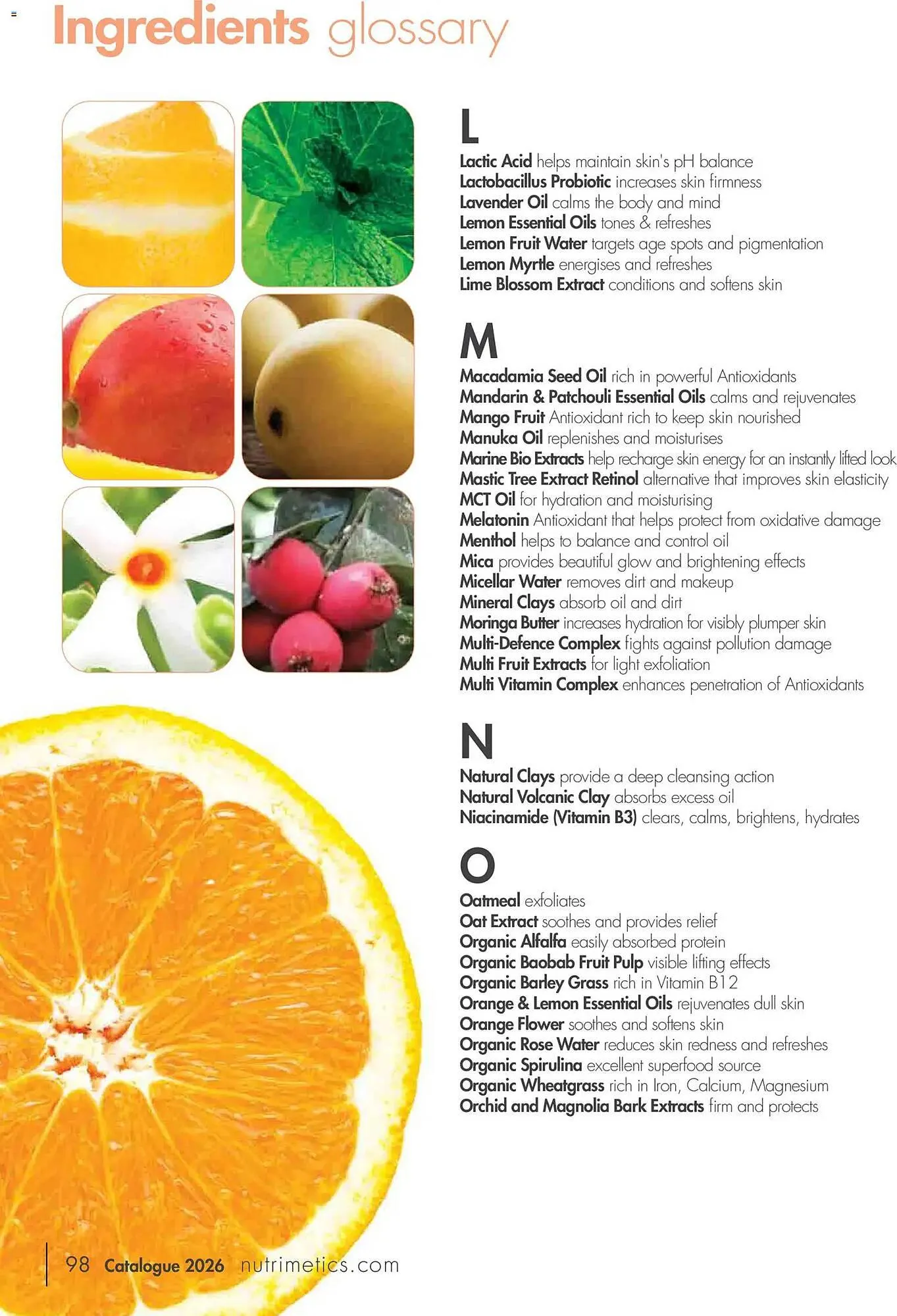 Nutrimetics catalogue - Catalogue valid from 31 December to 31 December 2026 - page 98