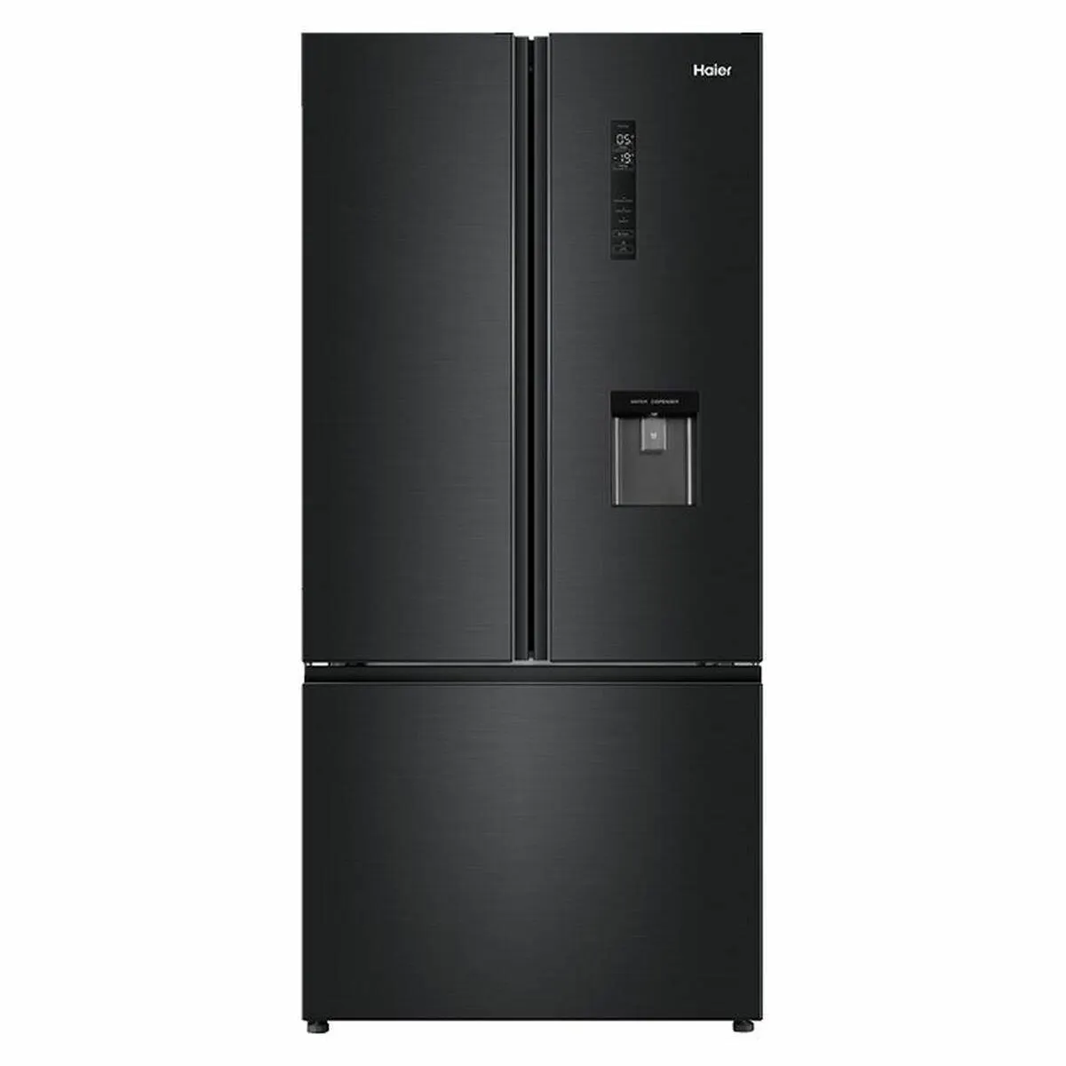 Haier 489L French Door Frost Free Fridge with Water Dispenser Black HRF520FHC
