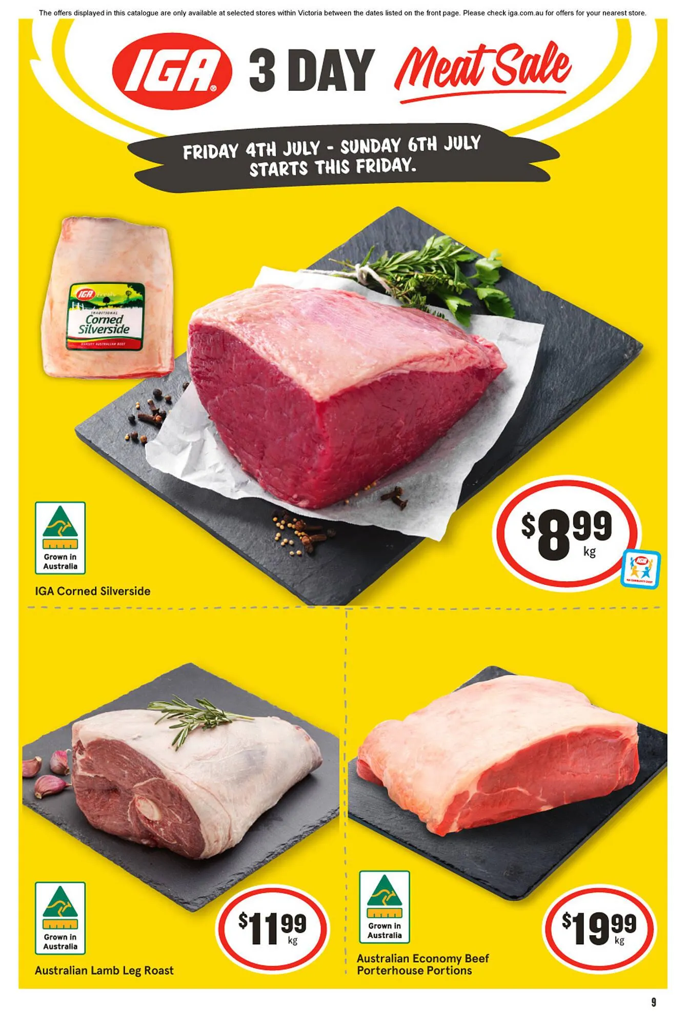 IGA catalogue - Catalogue valid from 4 July to 6 July 2025 - page 1