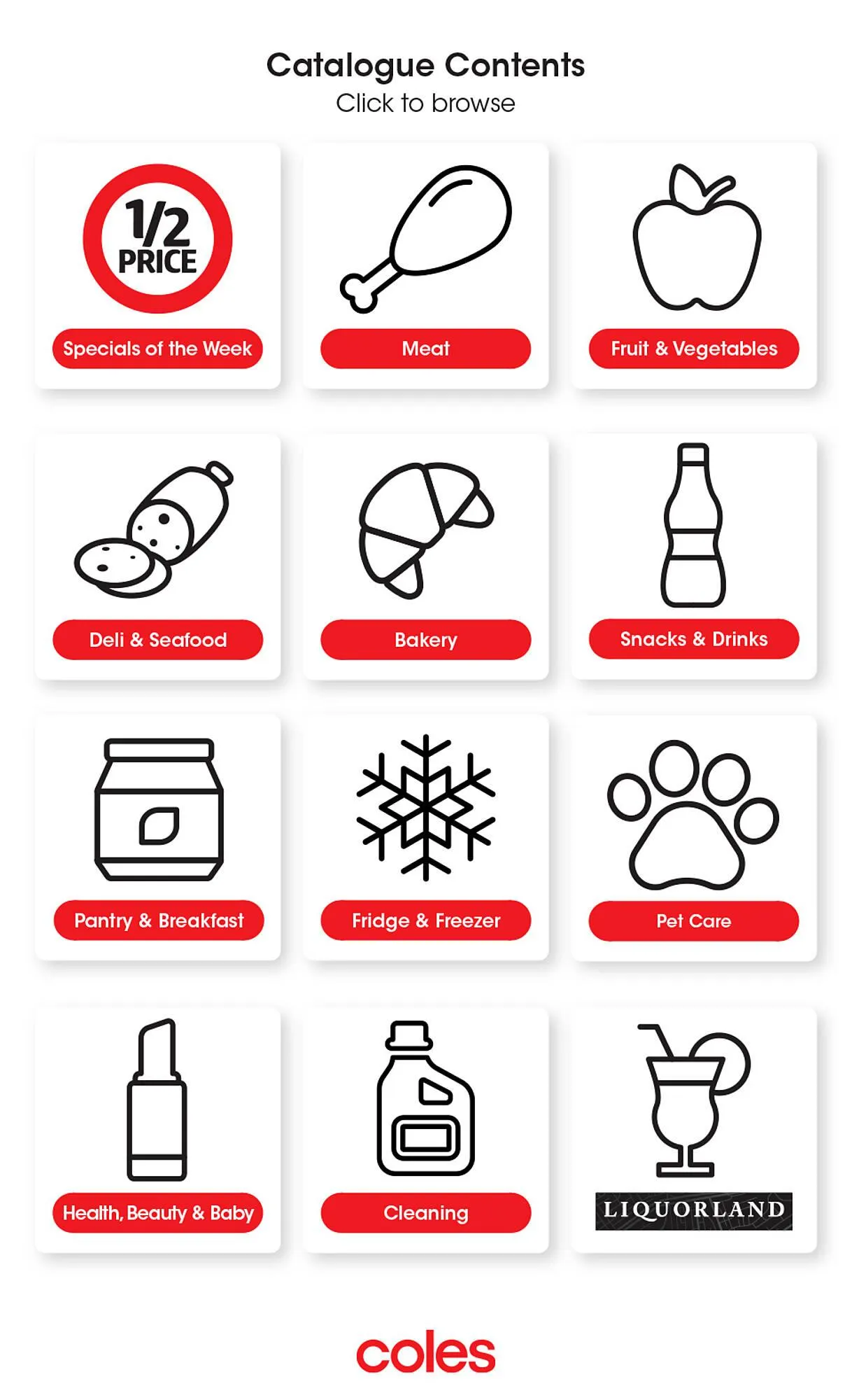 Coles catalogue - 1