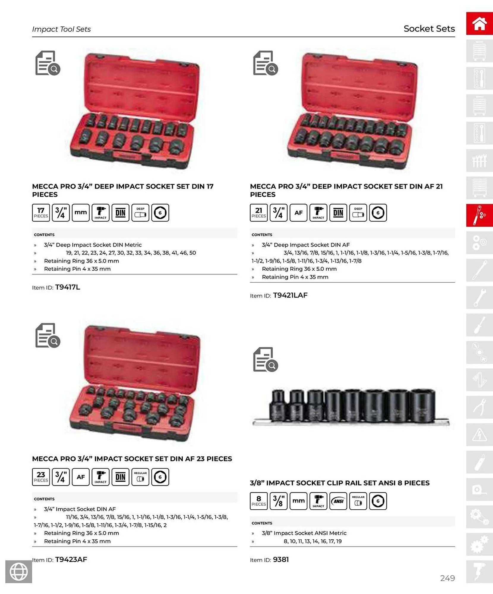 Teng Tools catalogue - Catalogue valid from 28 March to 31 December 2025 - page 250