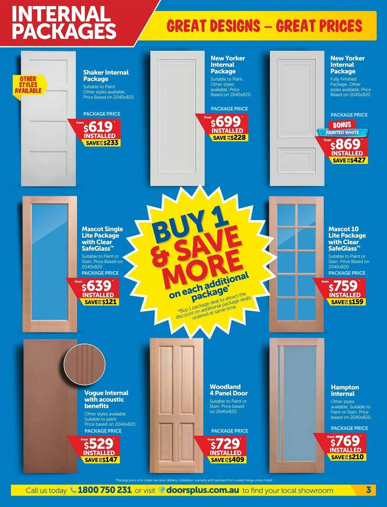 Doors Plus catalogue - Catalogue valid from 1 August to 31 August 2025 - page 3