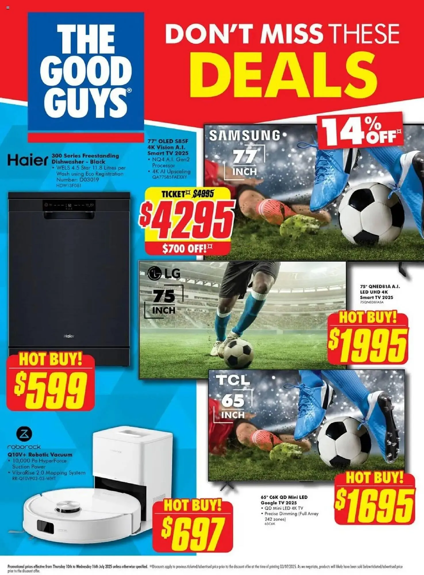The Good Guys catalogue - Catalogue valid from 10 July to 16 July 2025 - page 1