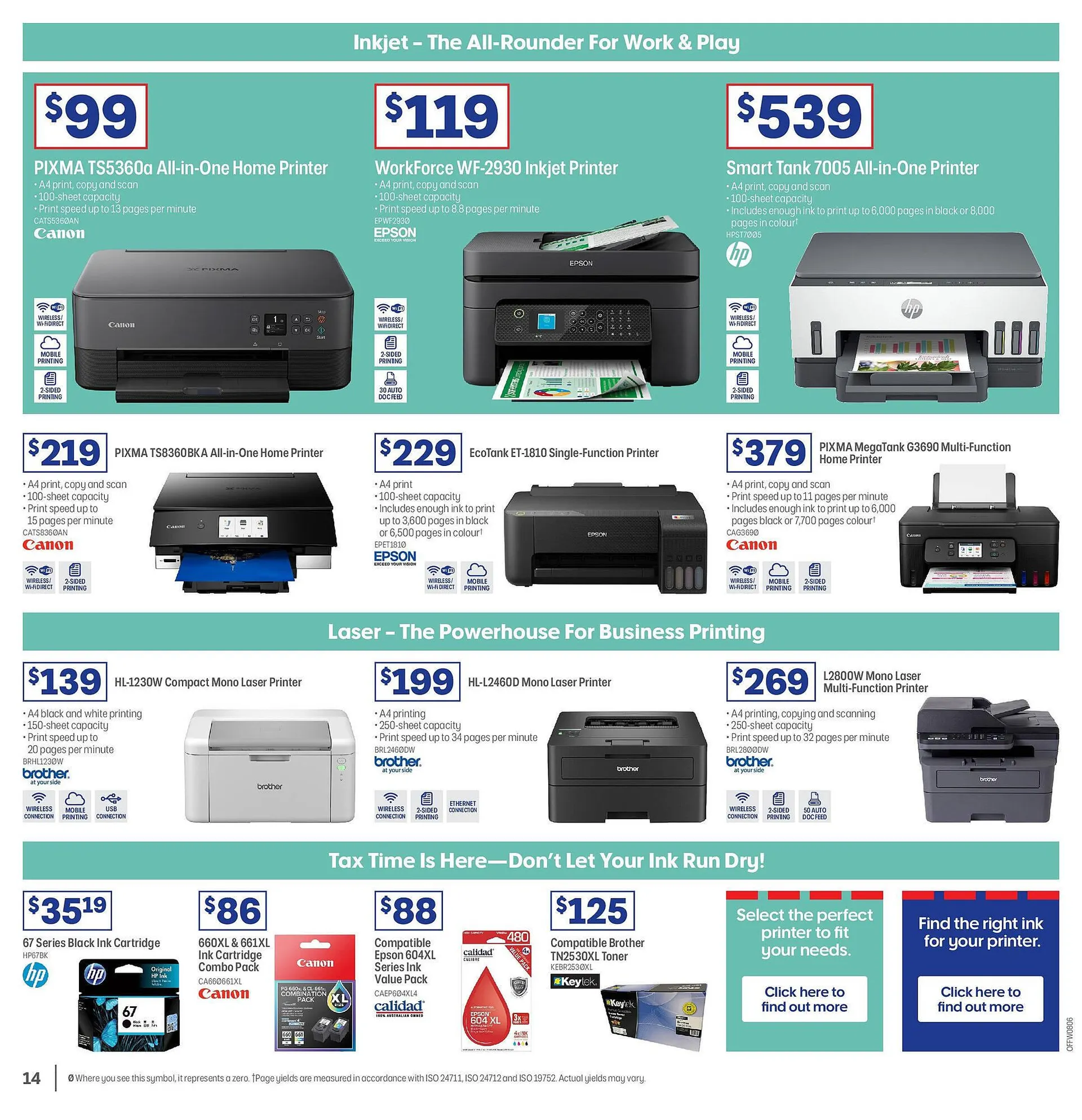 Officeworks catalogue - Catalogue valid from 11 June to 30 June 2025 - page 14