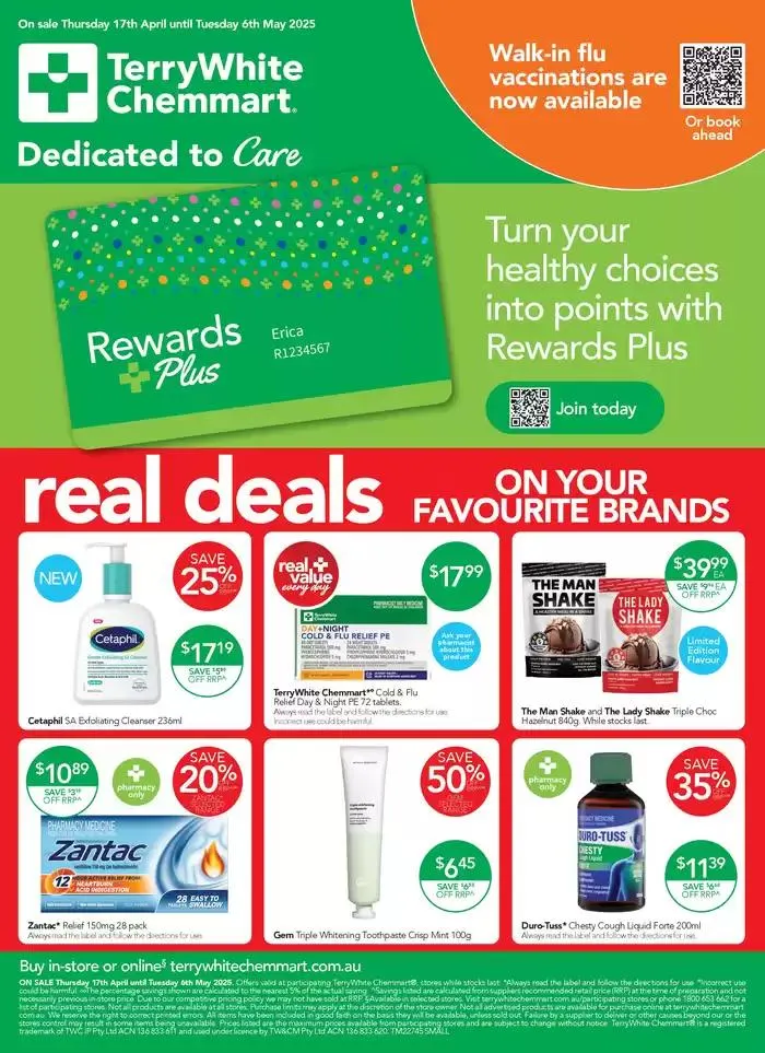 Real Deals on your Favourite Brands - Catalogue valid from 17 April to 6 May 2025 - page 1