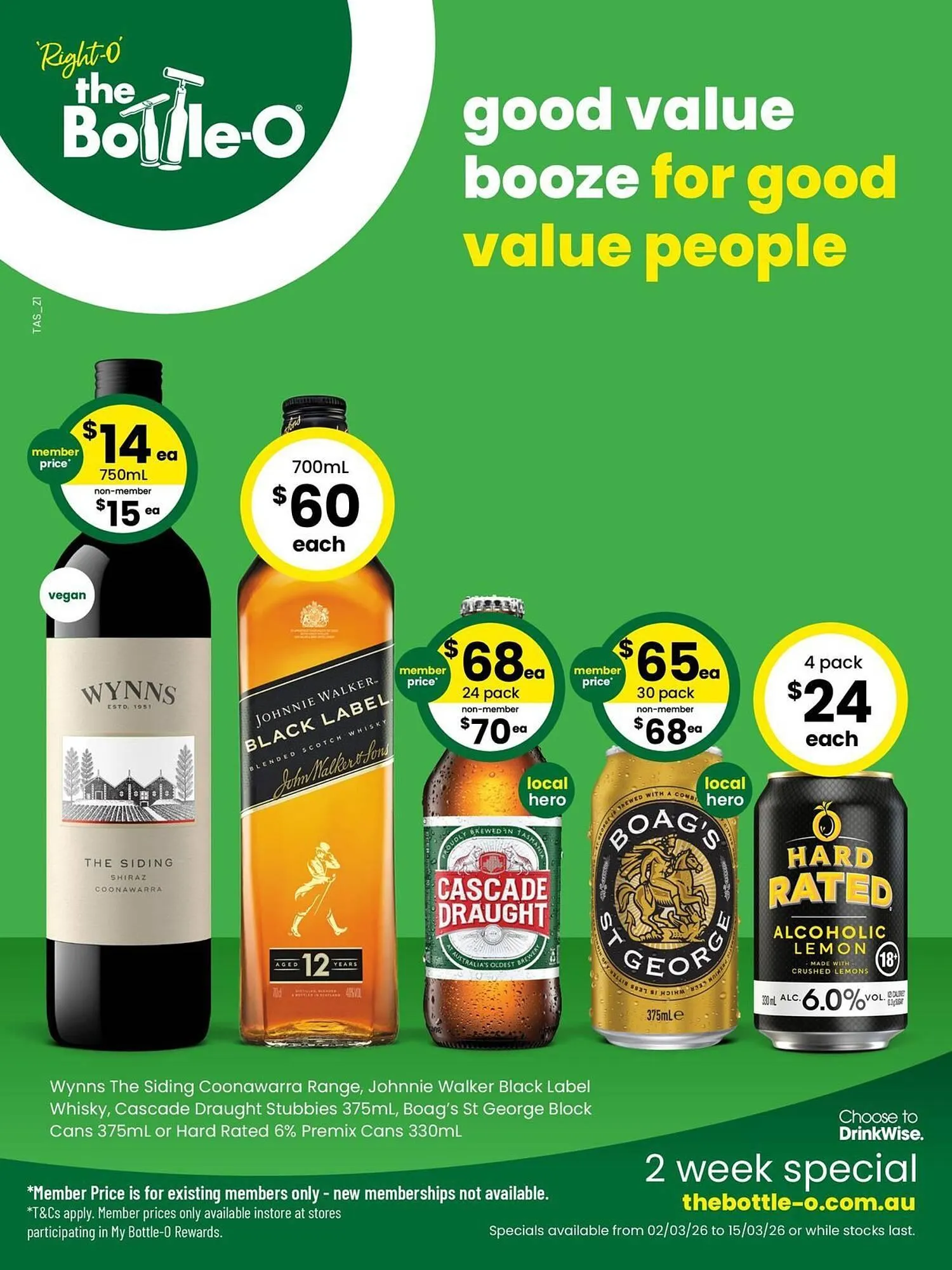 The Bottle O catalogue - Catalogue valid from 2 March to 15 March 2026 - page 1