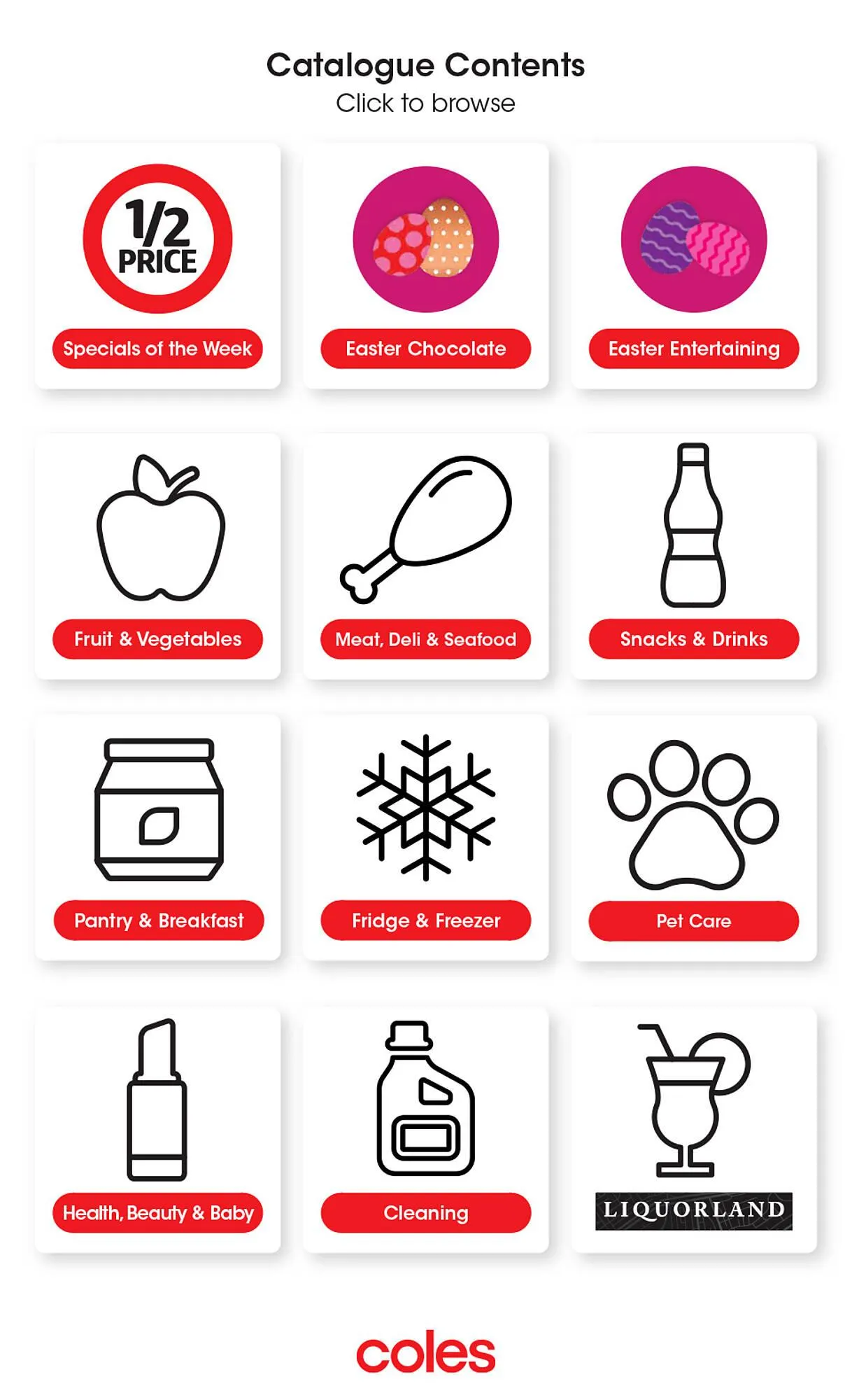 Coles catalogue - 1