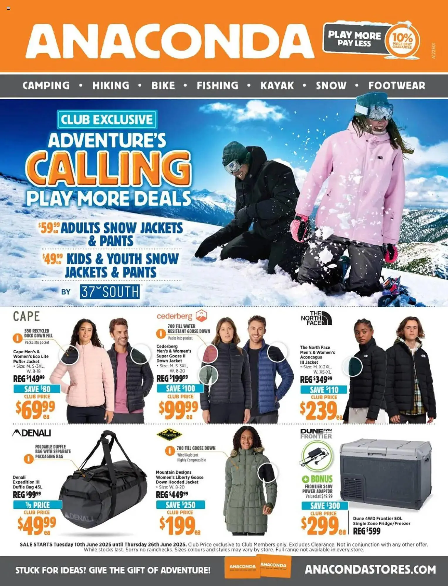 Anaconda catalogue - 1