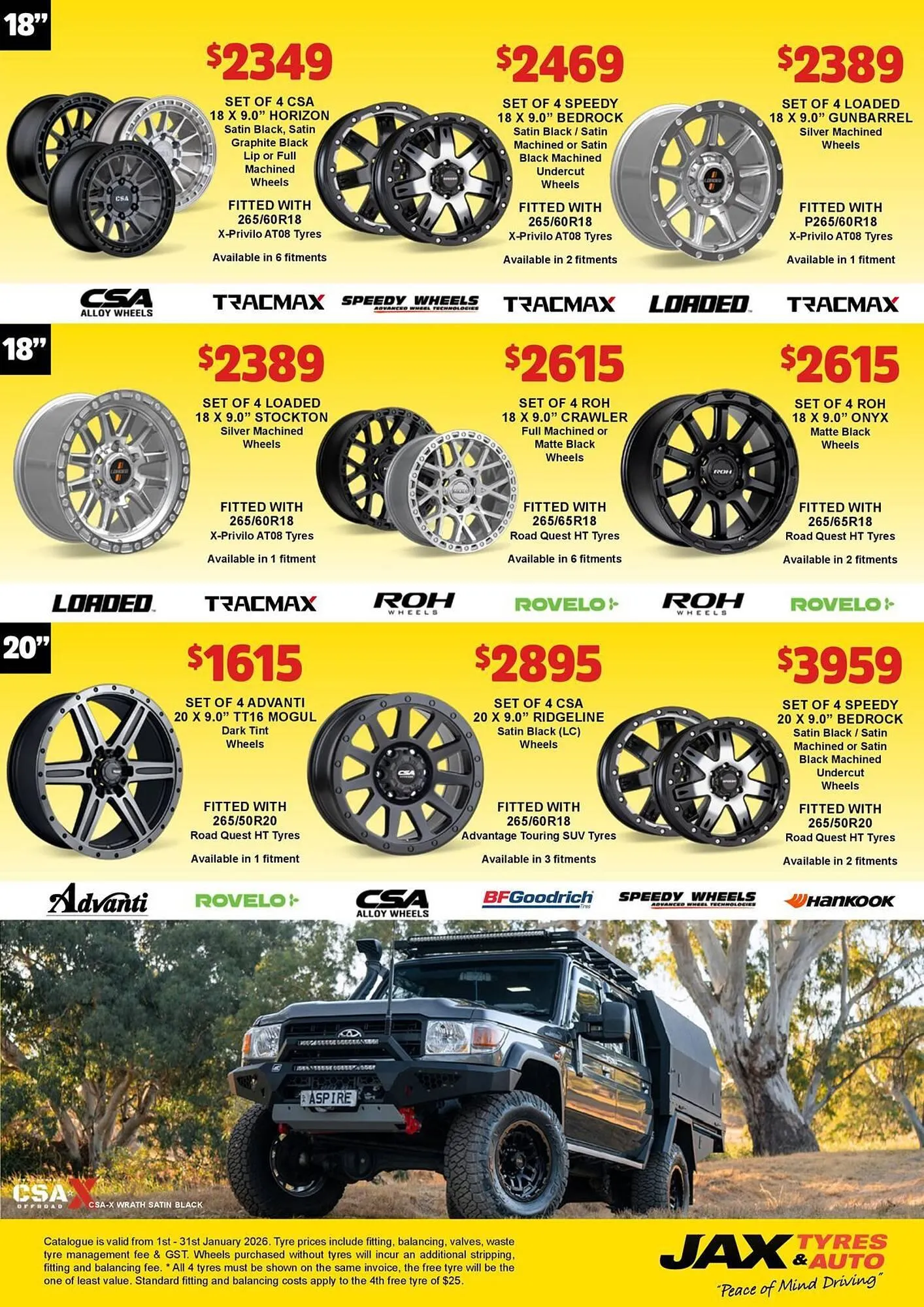 Jax Tyres catalogue - Catalogue valid from 2 January to 31 January 2026 - page 13