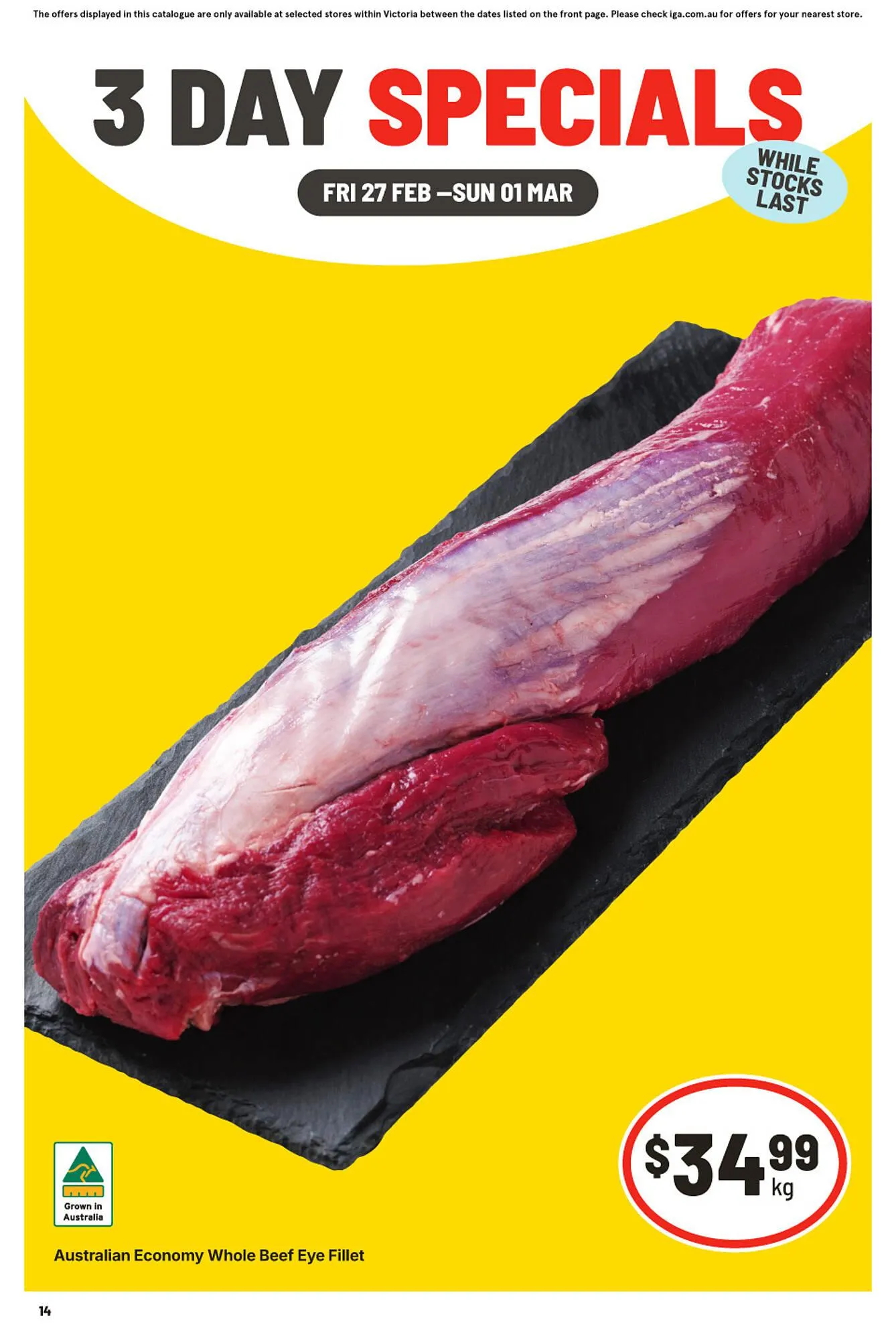 IGA catalogue - Catalogue valid from 27 February to 1 March 2026 - page 1