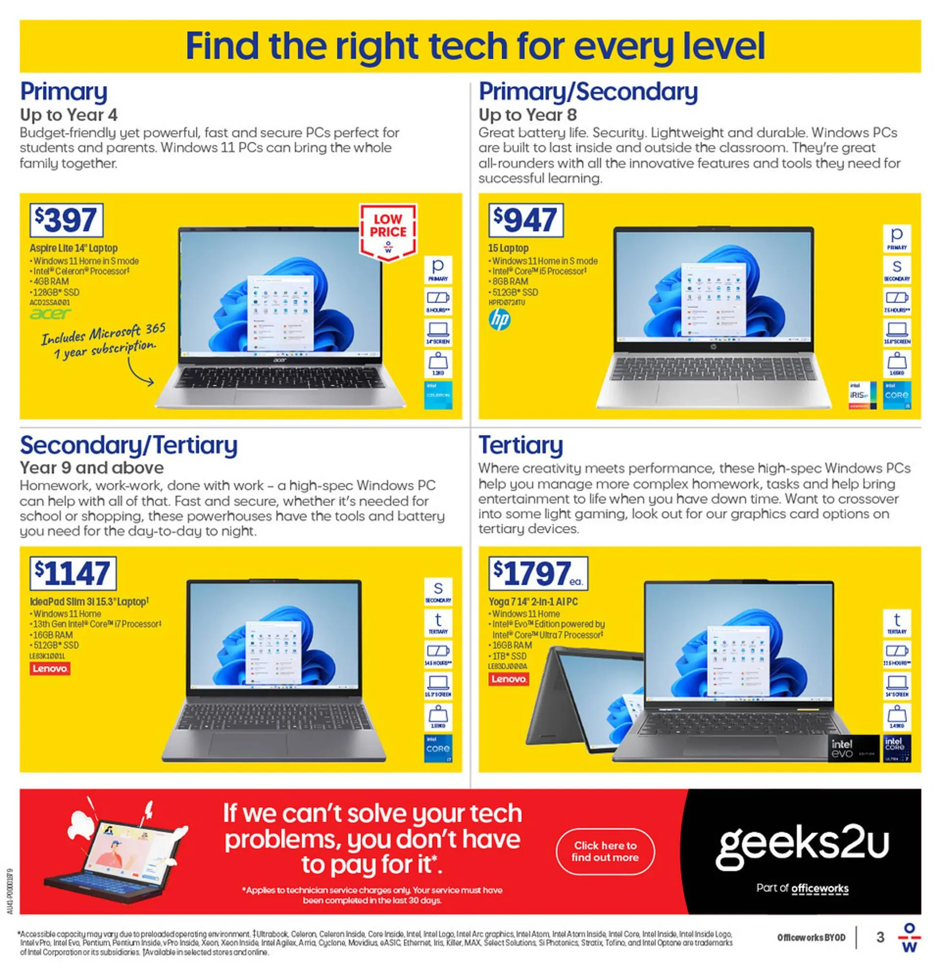 Officeworks catalogue - Catalogue valid from 1 October to 31 December 2025 - page 3