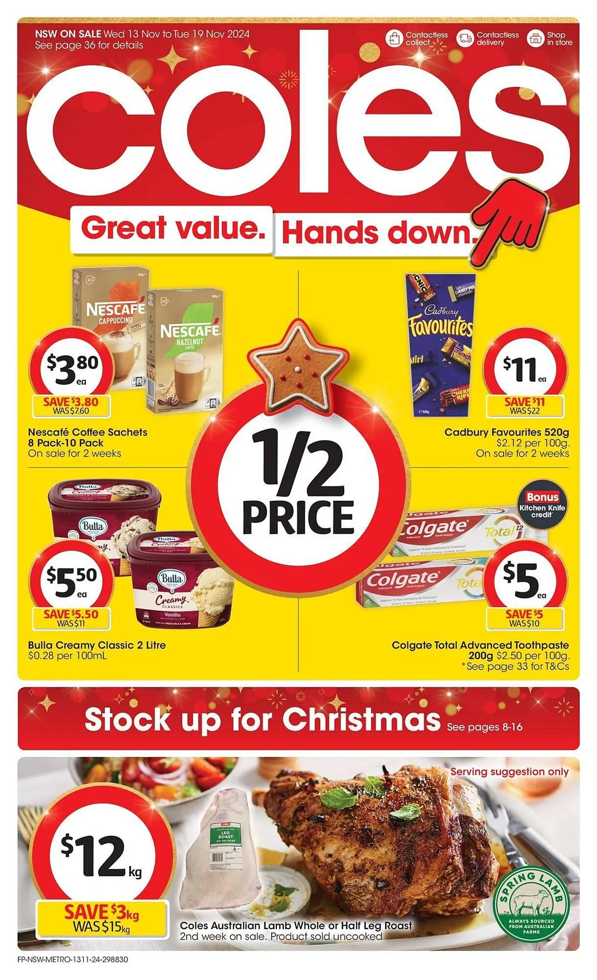 Coles catalogue - Catalogue valid from 13 November to 19 November 2024 - page 1