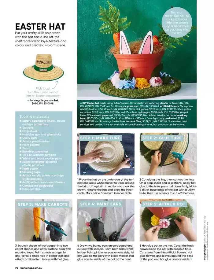 Bunnings Magazine April 2025 - Catalogue valid from 1 April to 30 April 2025 - page 70