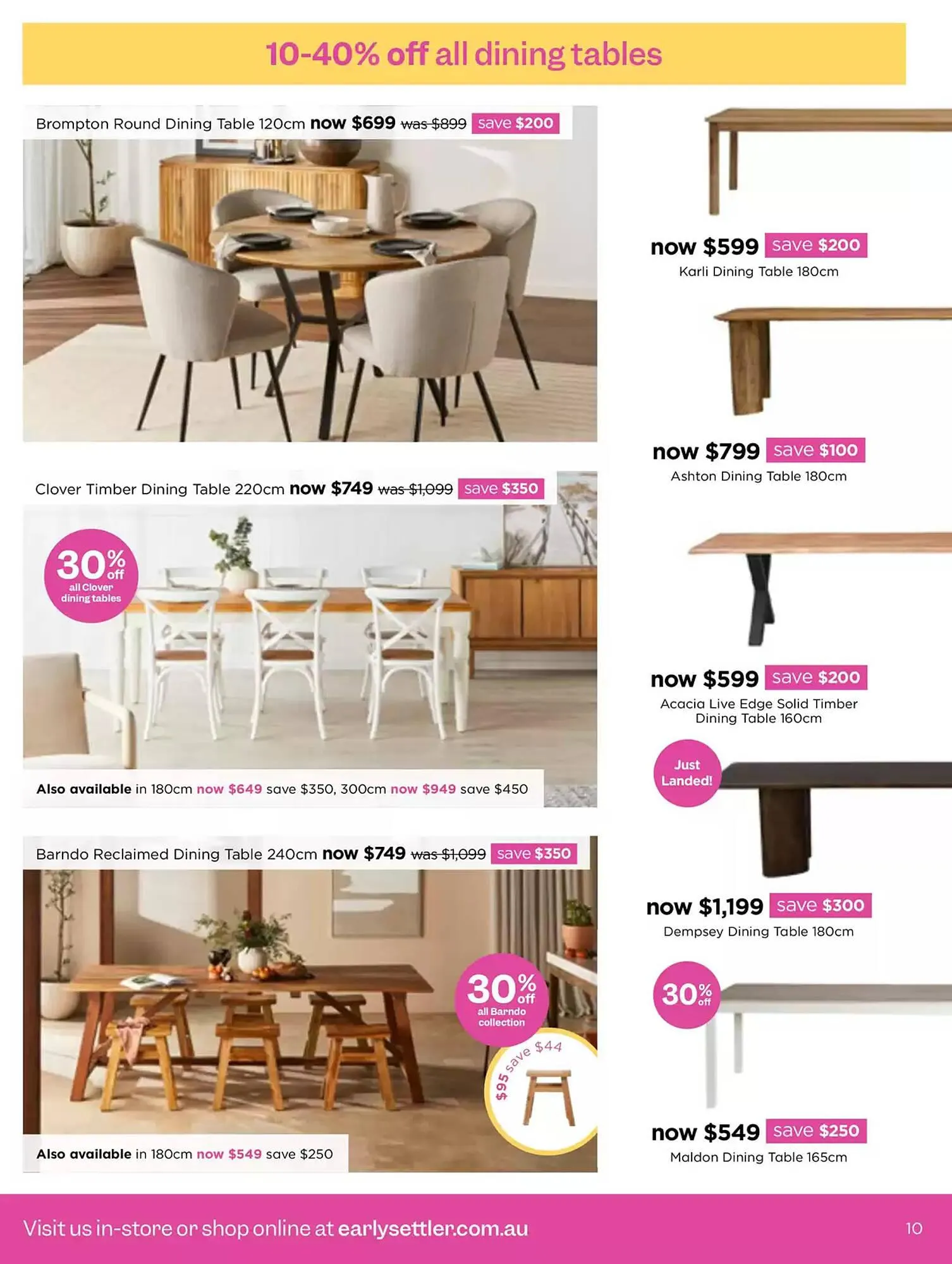 Early Settler catalogue - Catalogue valid from 16 April to 11 May 2025 - page 10
