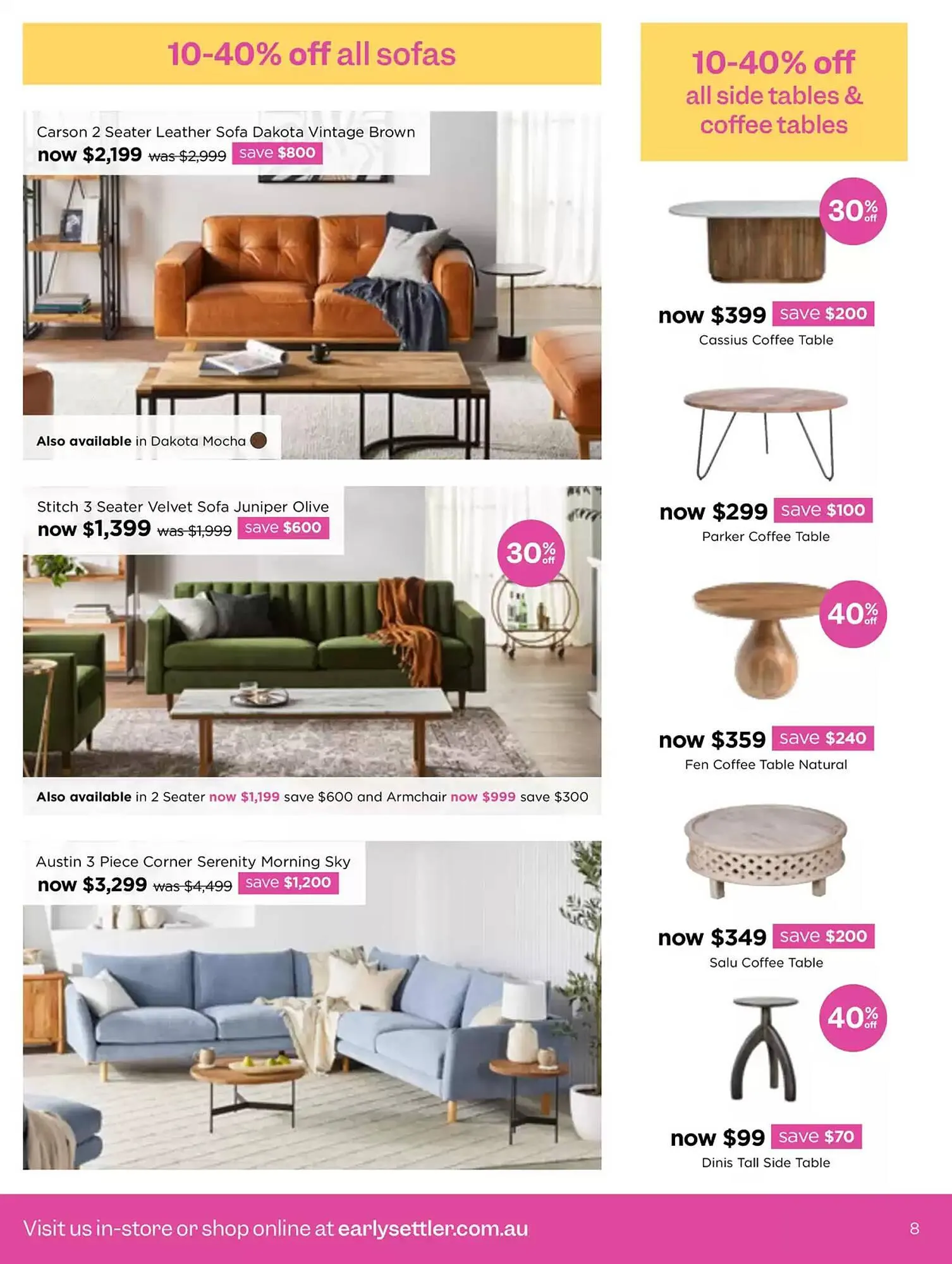 Early Settler catalogue - Catalogue valid from 16 April to 11 May 2025 - page 8