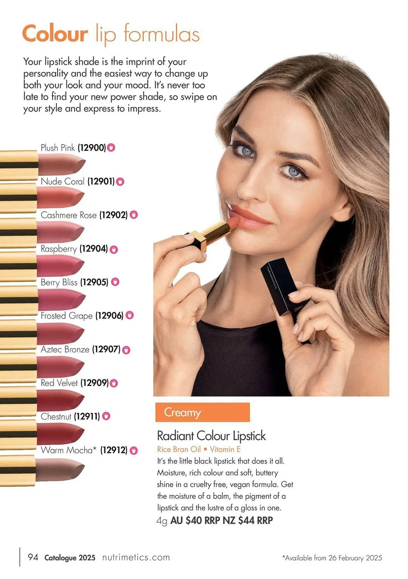 Nutrimetics catalogue - Catalogue valid from 16 January to 31 December 2025 - page 94