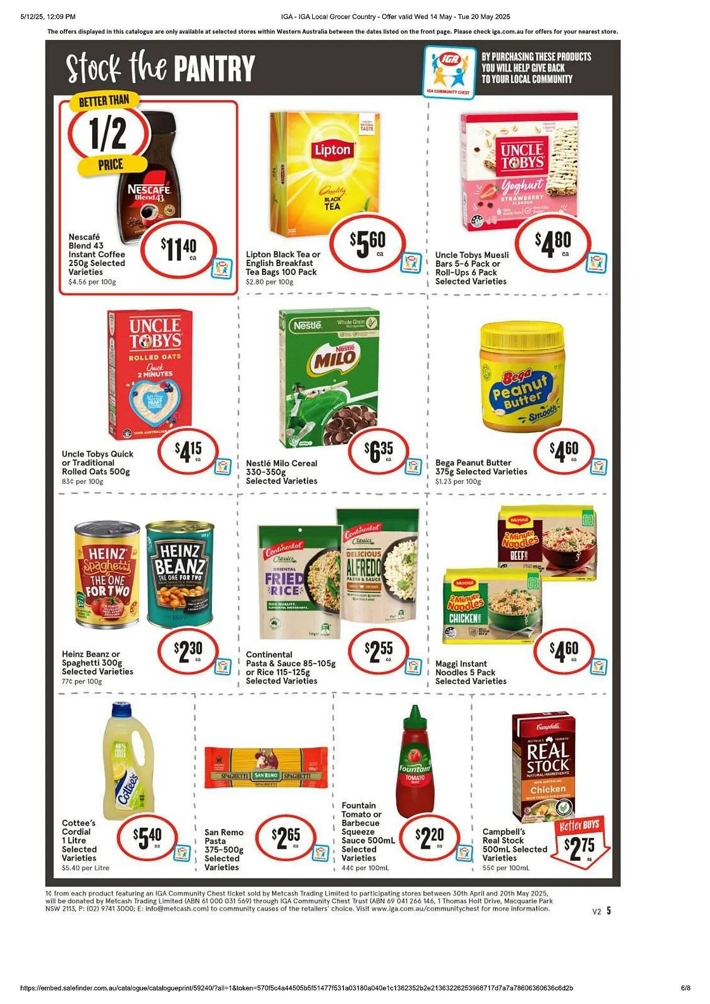 IGA catalogue - Catalogue valid from 14 May to 20 May 2025 - page 6
