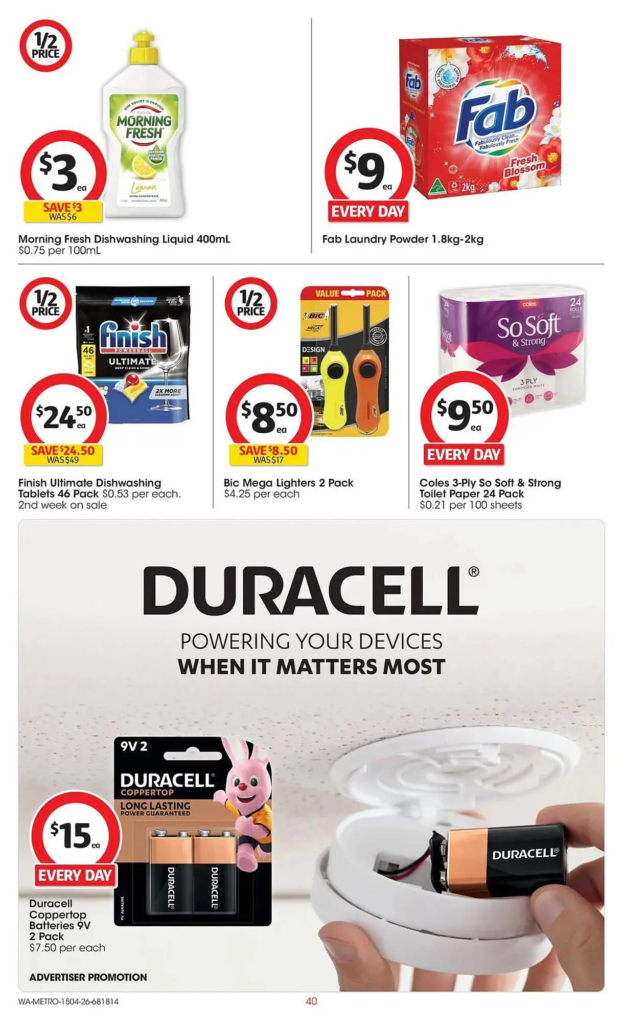 Coles catalogue - Catalogue valid from 15 April to 21 April 2026 - page 40