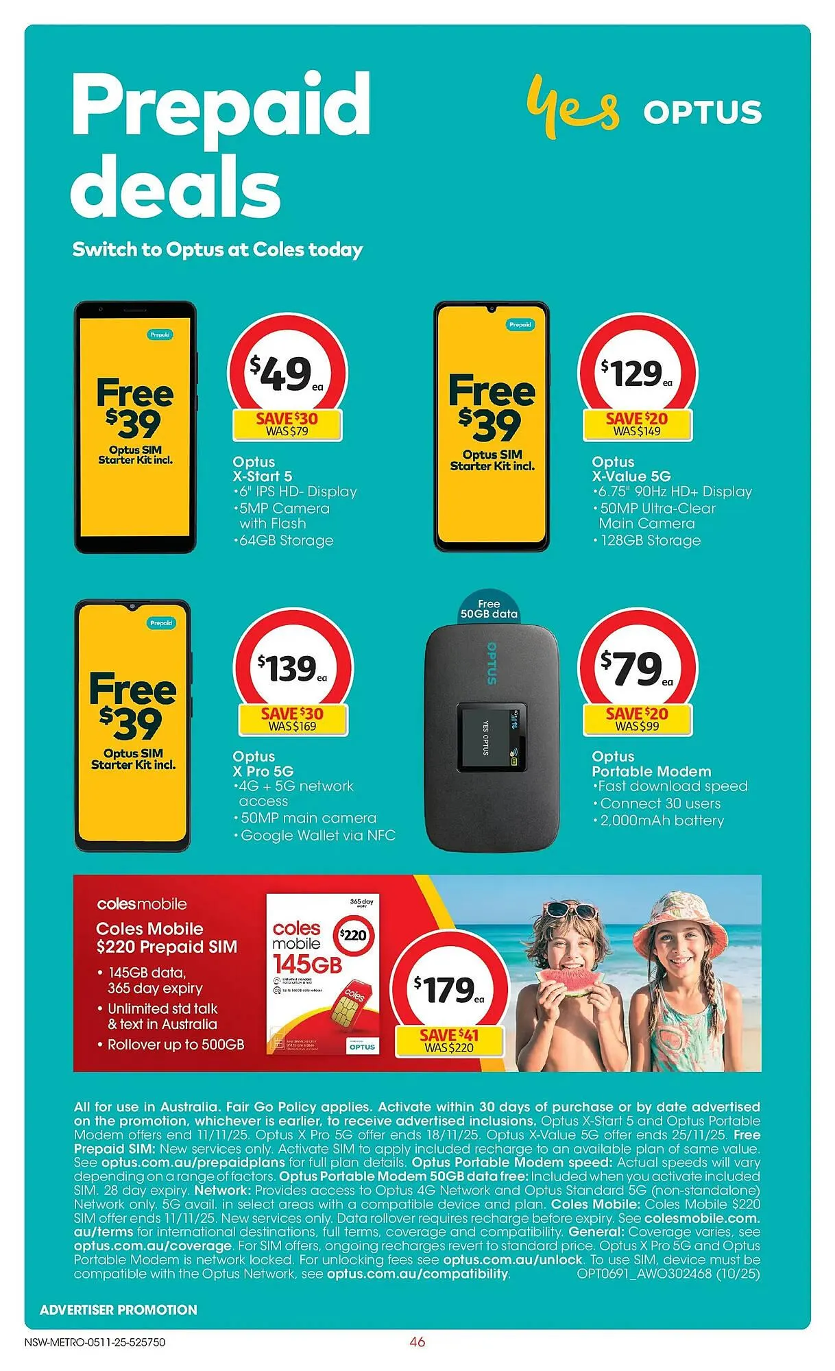 Coles catalogue - Catalogue valid from 5 November to 11 November 2025 - page 46