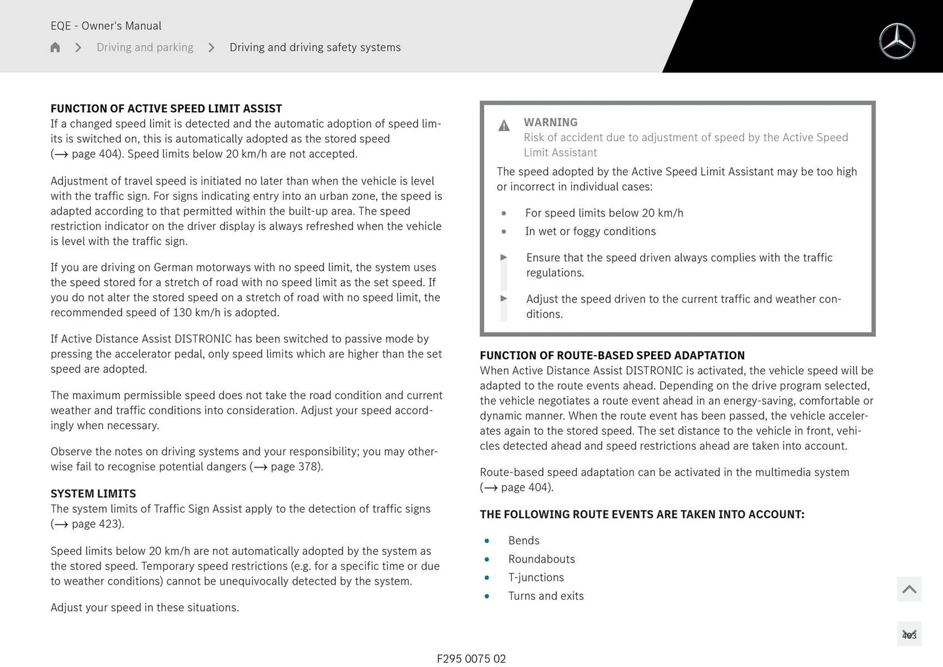 Mercedes-Benz catalogue - Catalogue valid from 11 September to 11 September 2025 - page 403