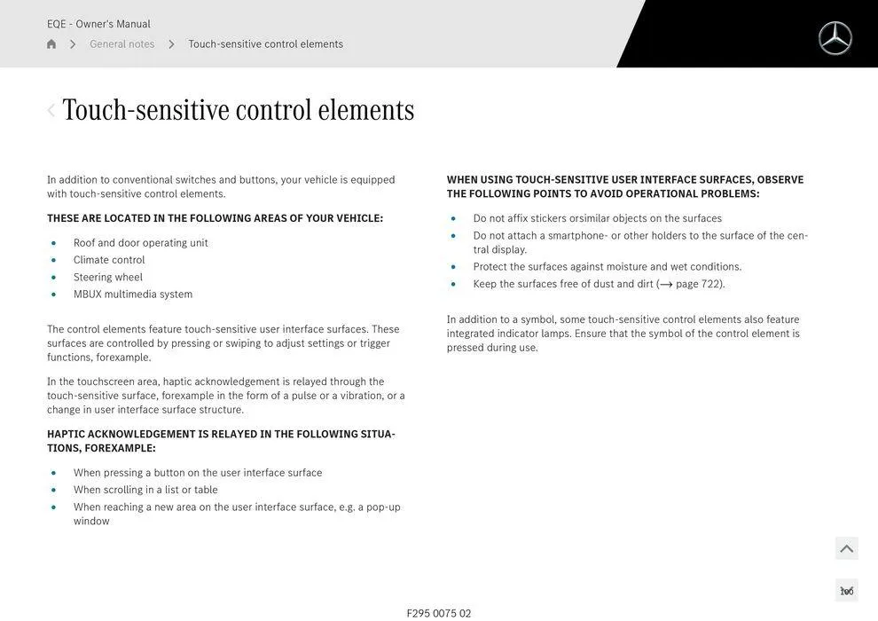 EQE Sedan - Catalogue valid from 11 September to 11 September 2025 - page 100