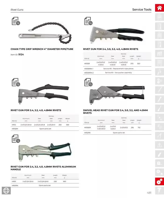 Product Catalogue - Catalogue valid from 28 March to 31 December 2025 - page 482